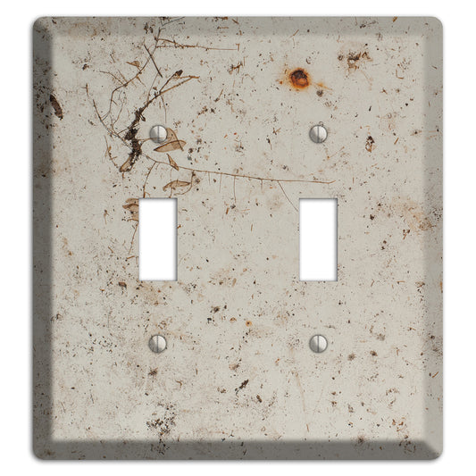 Spotted Concrete 2 Toggle Wallplate