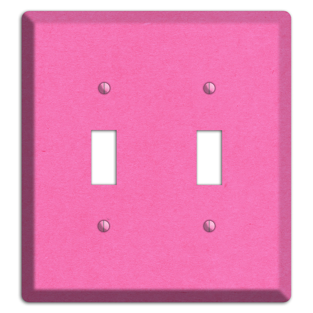 Persian Pink Kraft 2 Toggle Wallplate