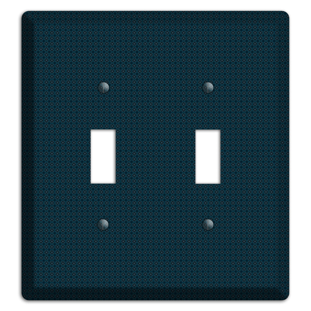 Navy Foulard 2 Toggle Wallplate