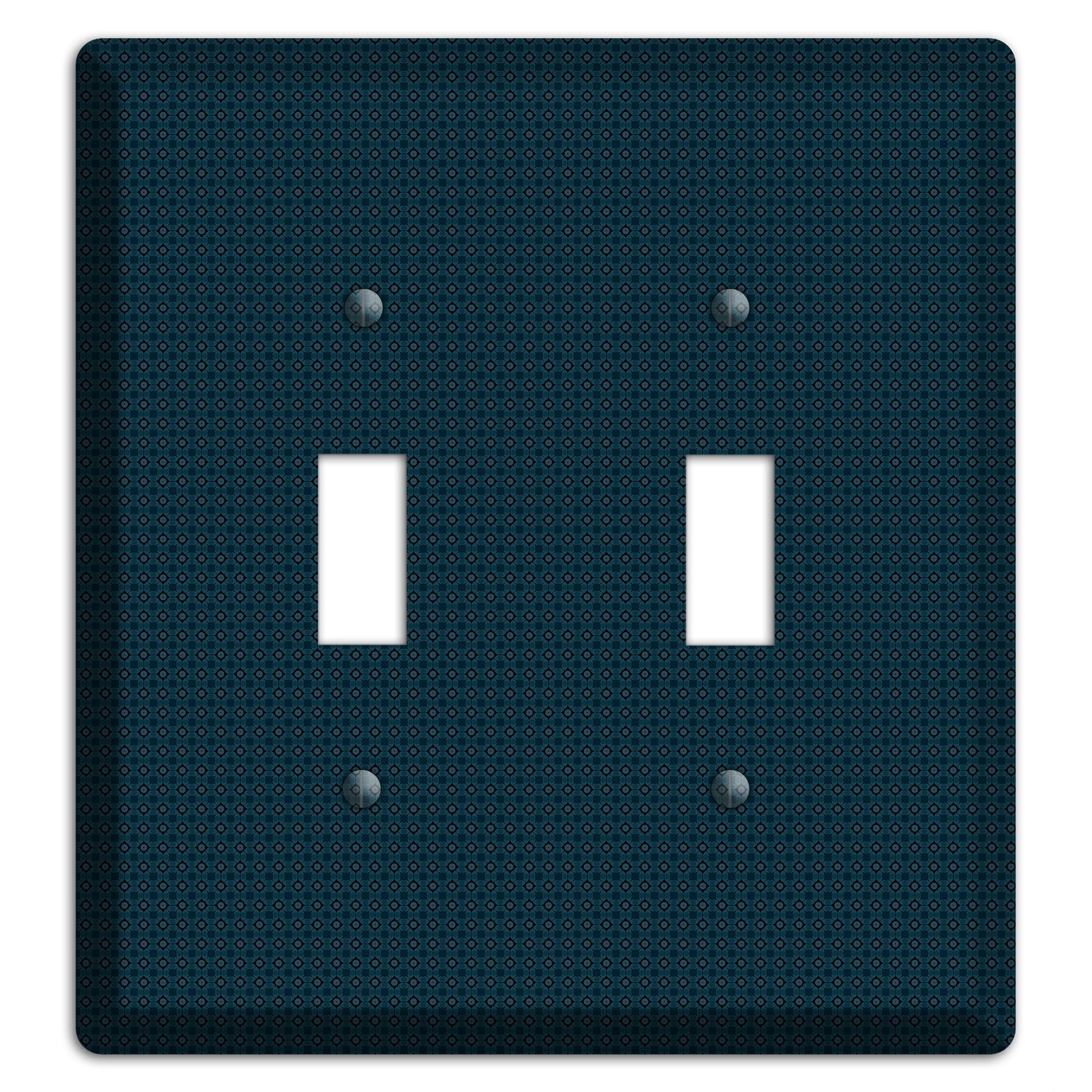 Navy Foulard 2 Toggle Wallplate