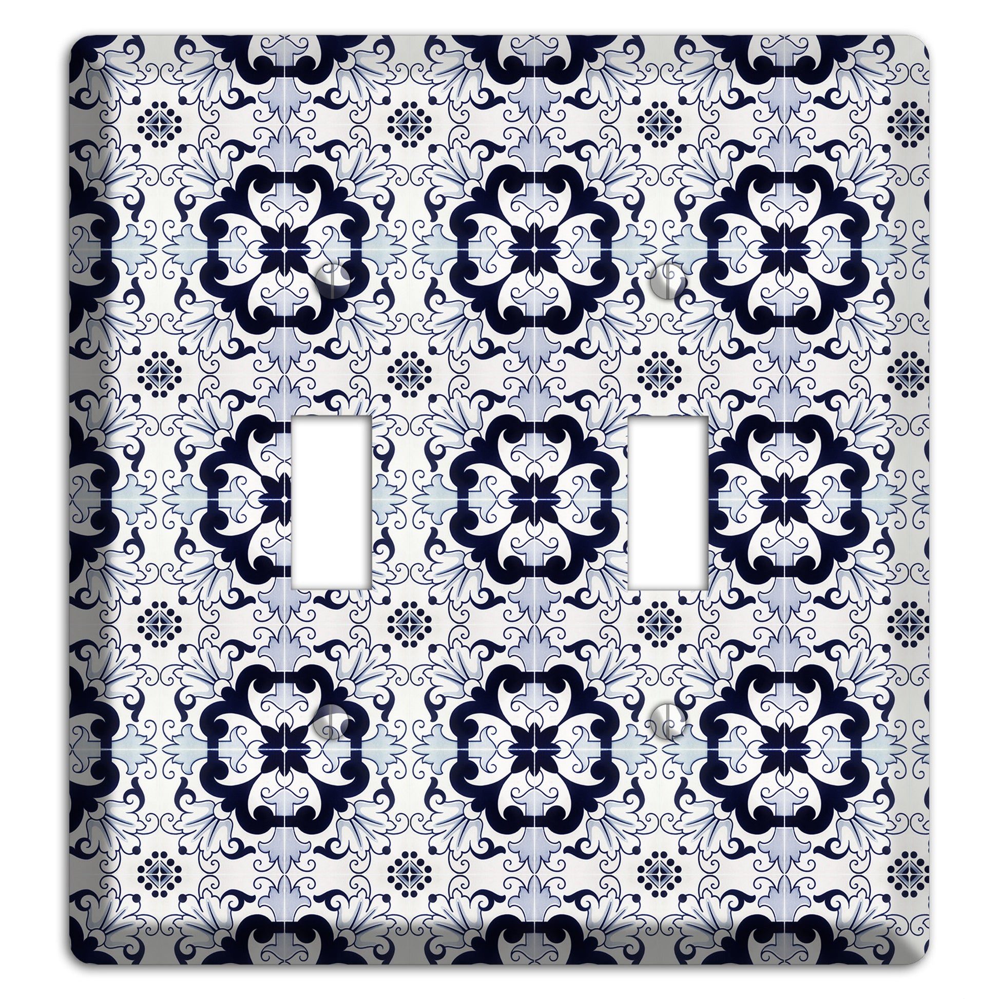 Tavira Tiles 7 2 Toggle Wallplate