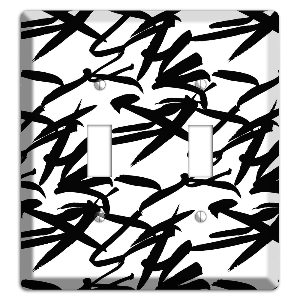 Ink Brushstrokes 2 2 Toggle Wallplate