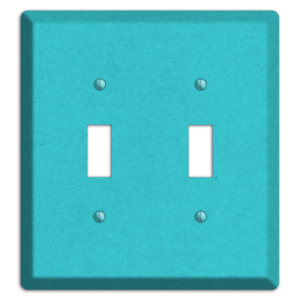 Medium Turquoise Kraft 2 Toggle Wallplate