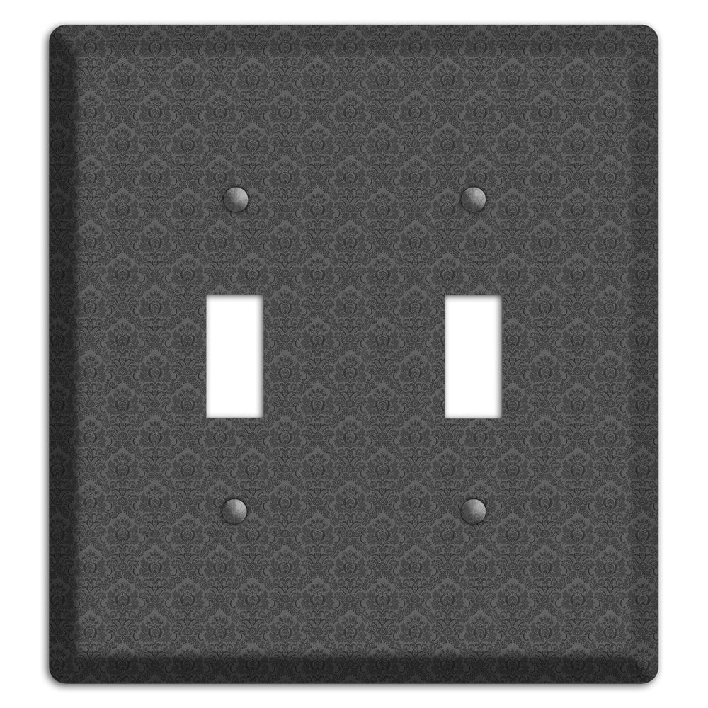 Dark Grey Cartouche 2 Toggle Wallplate