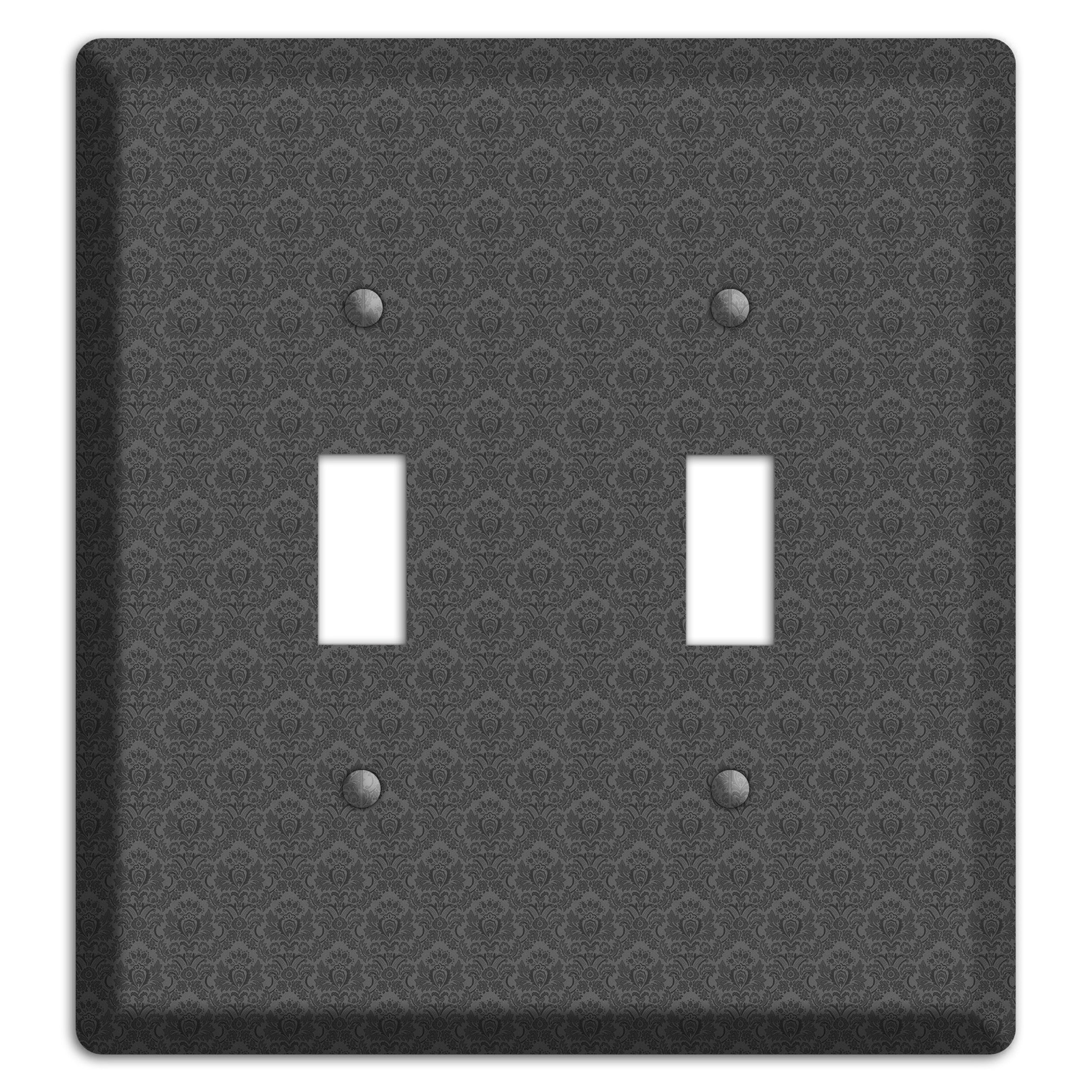 Dark Grey Cartouche 2 Toggle Wallplate