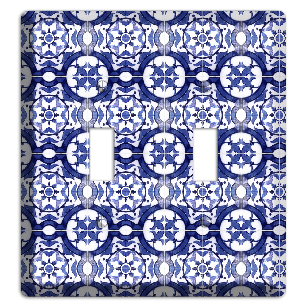 Tavira Tiles 10 2 Toggle Wallplate
