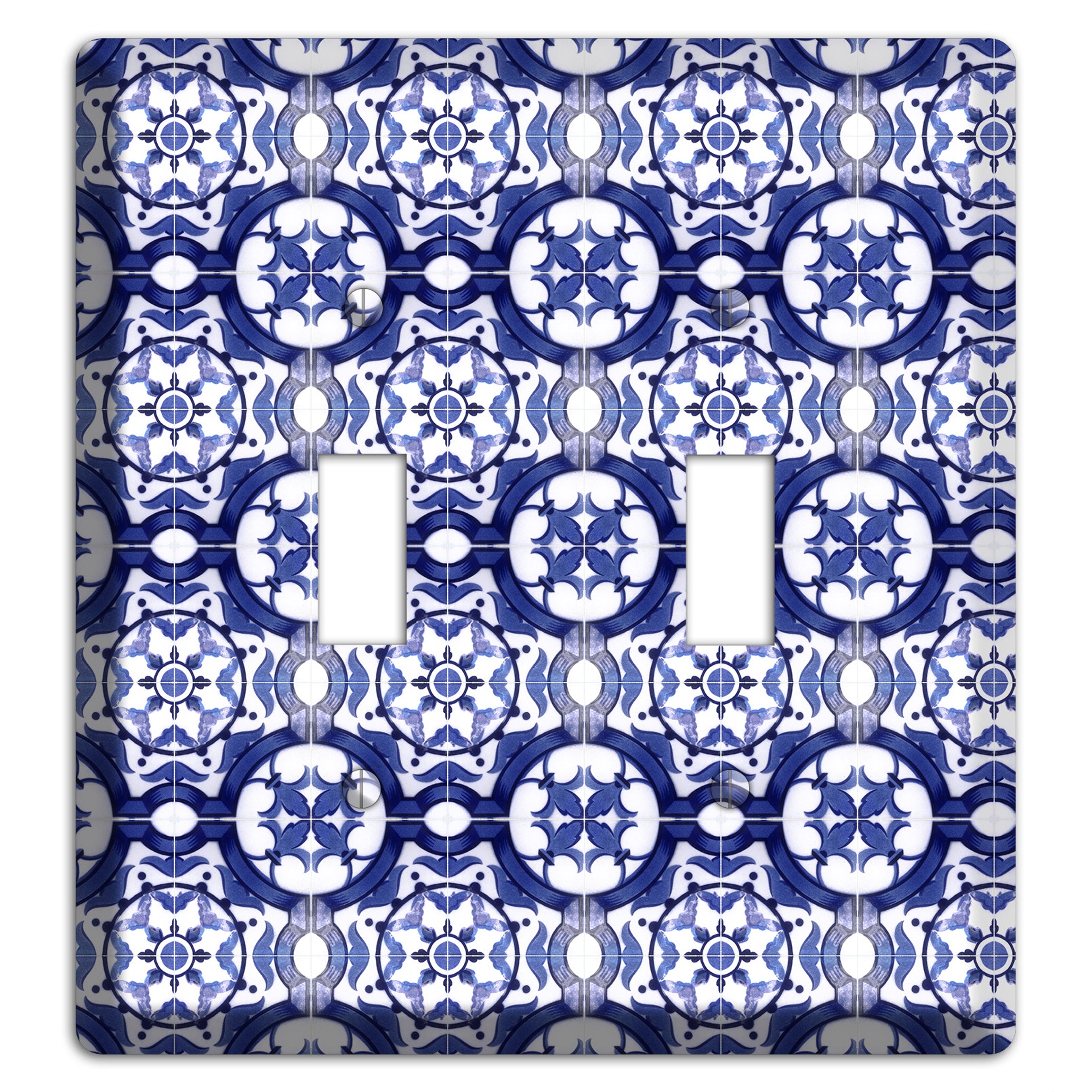 Tavira Tiles 10 2 Toggle Wallplate