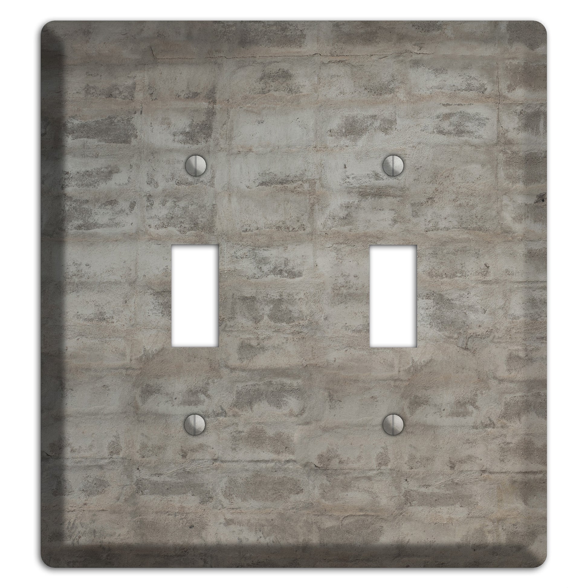 Old Concrete 16 2 Toggle Wallplate
