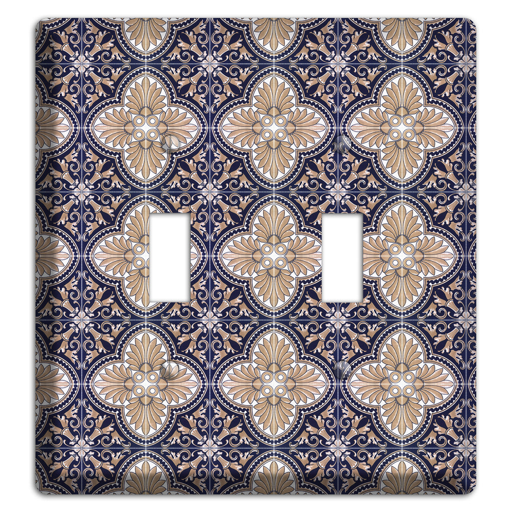 Tavira Tiles 4 2 Toggle Wallplate