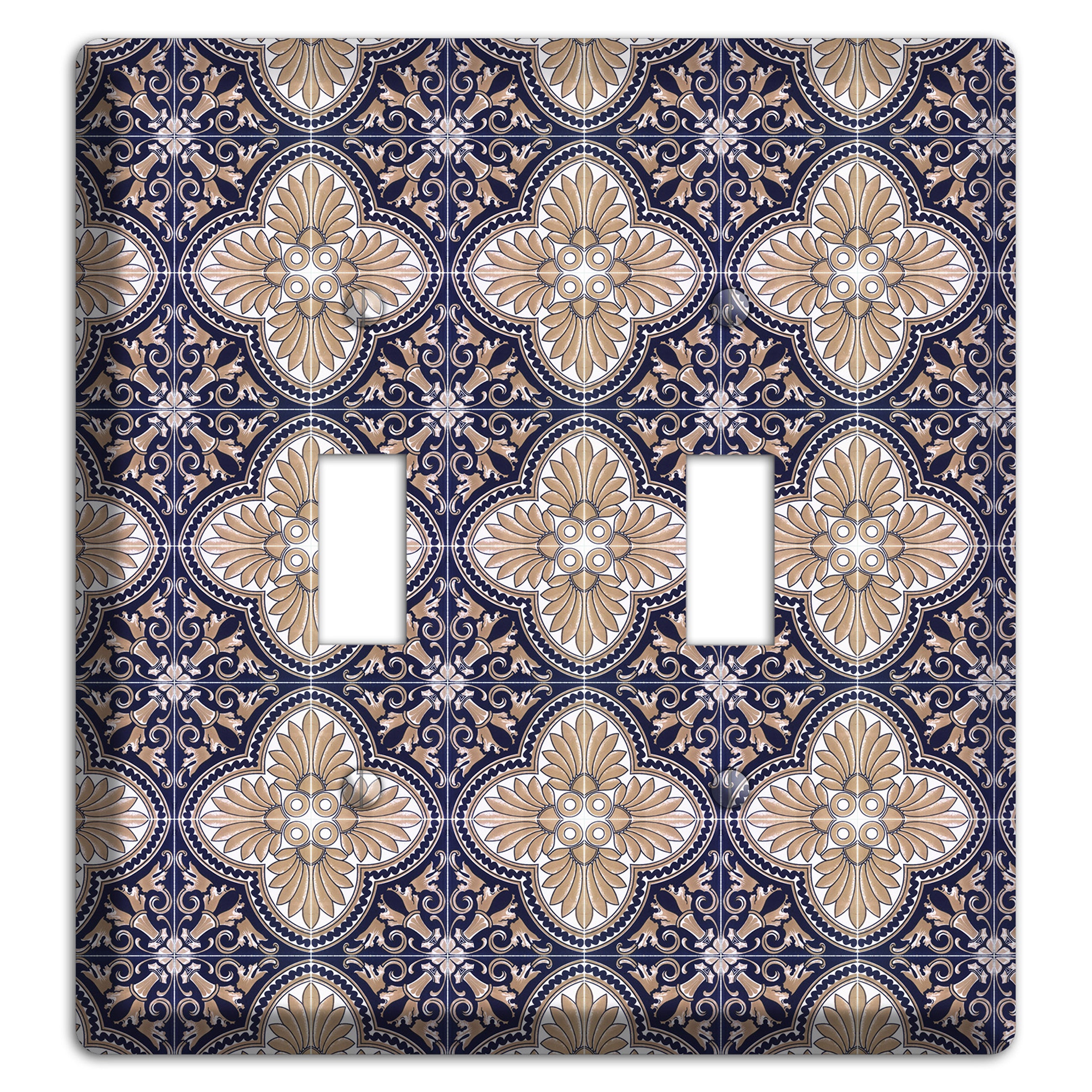 Tavira Tiles 4 2 Toggle Wallplate