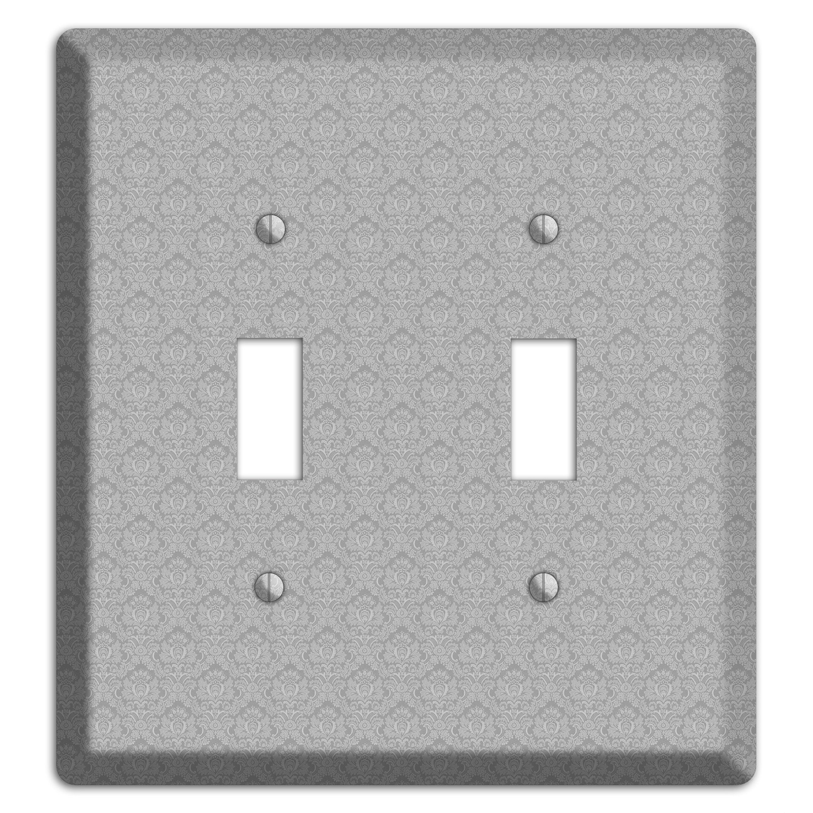Light Grey Cartouche 2 Toggle Wallplate