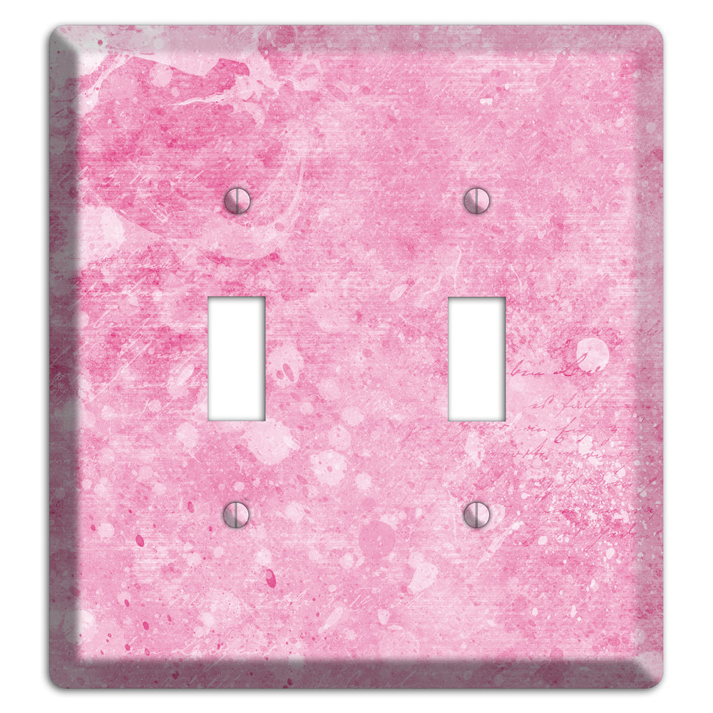 Wewak Pink Texture 2 Toggle Wallplate