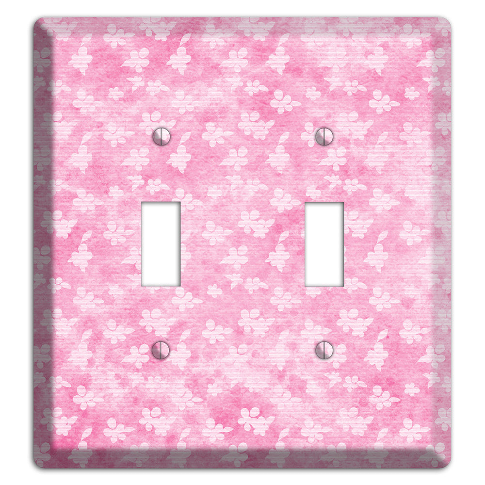 Cupid Pink Texture 2 Toggle Wallplate
