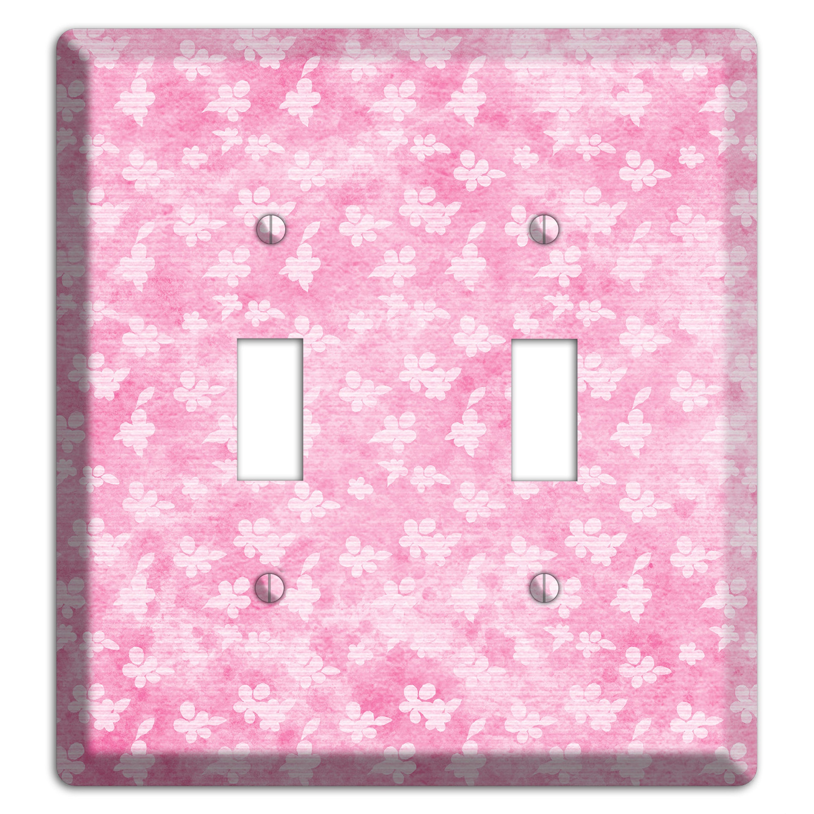 Cupid Pink Texture 2 Toggle Wallplate