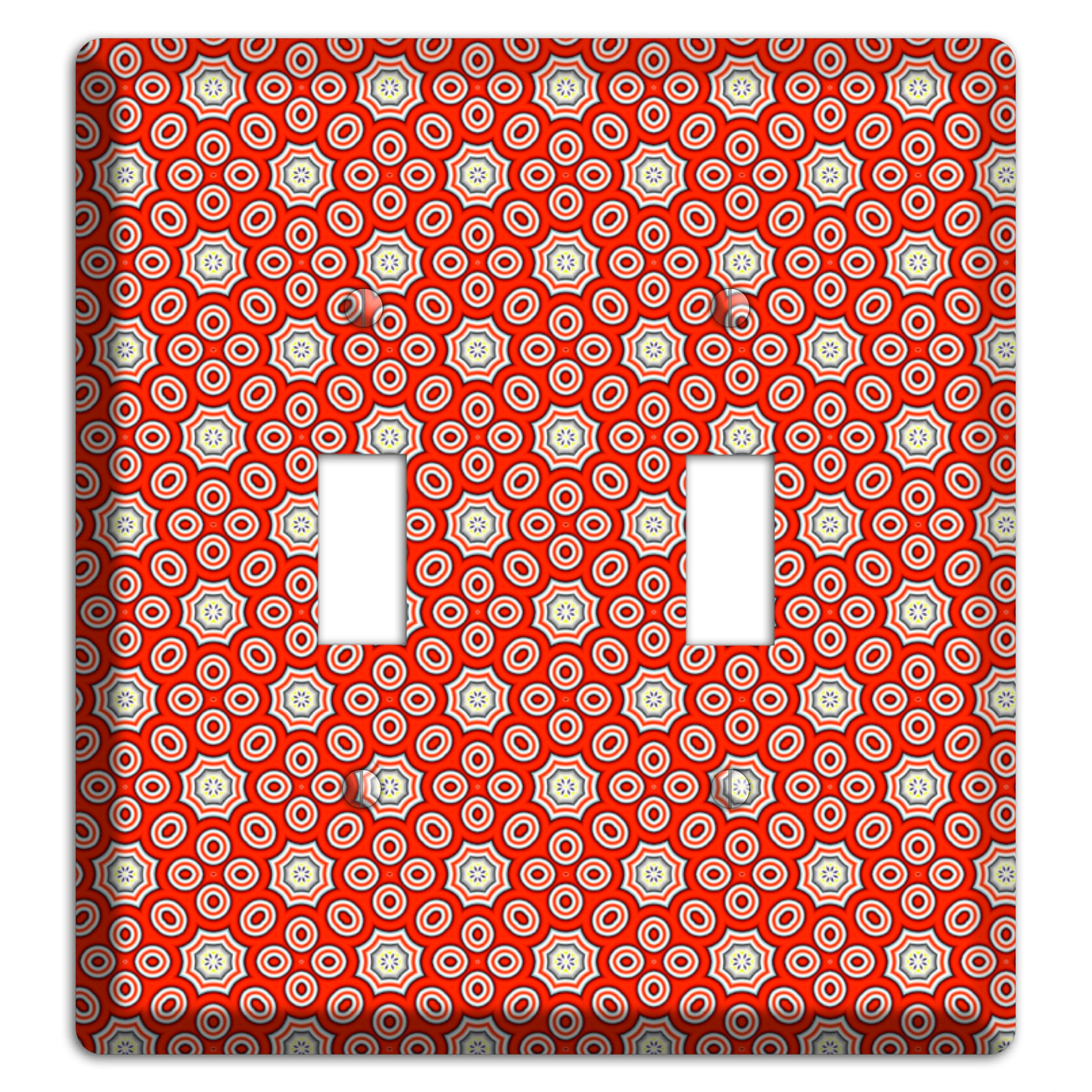 Red Foulard 3 2 Toggle Wallplate