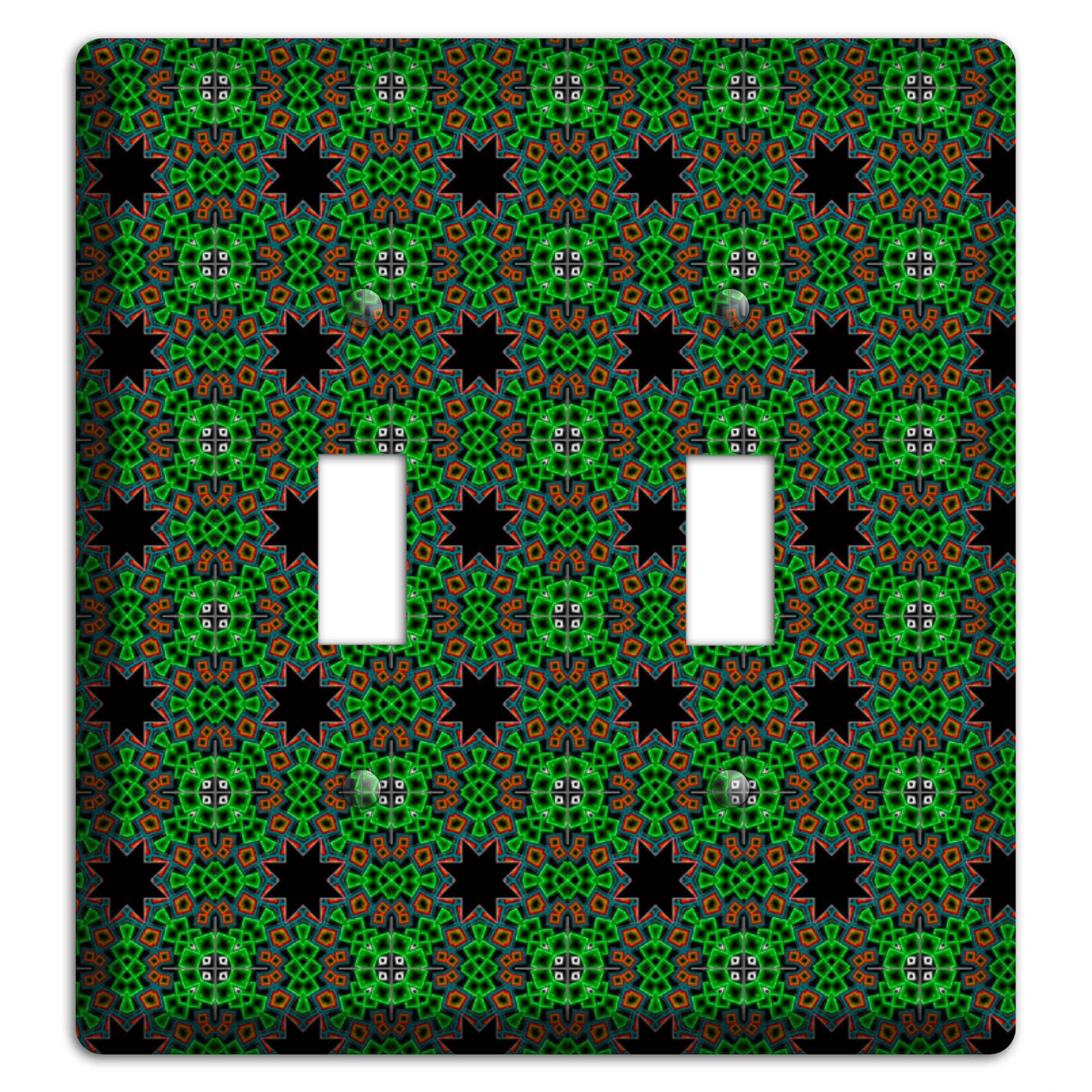 Green Foulard 2 2 Toggle Wallplate