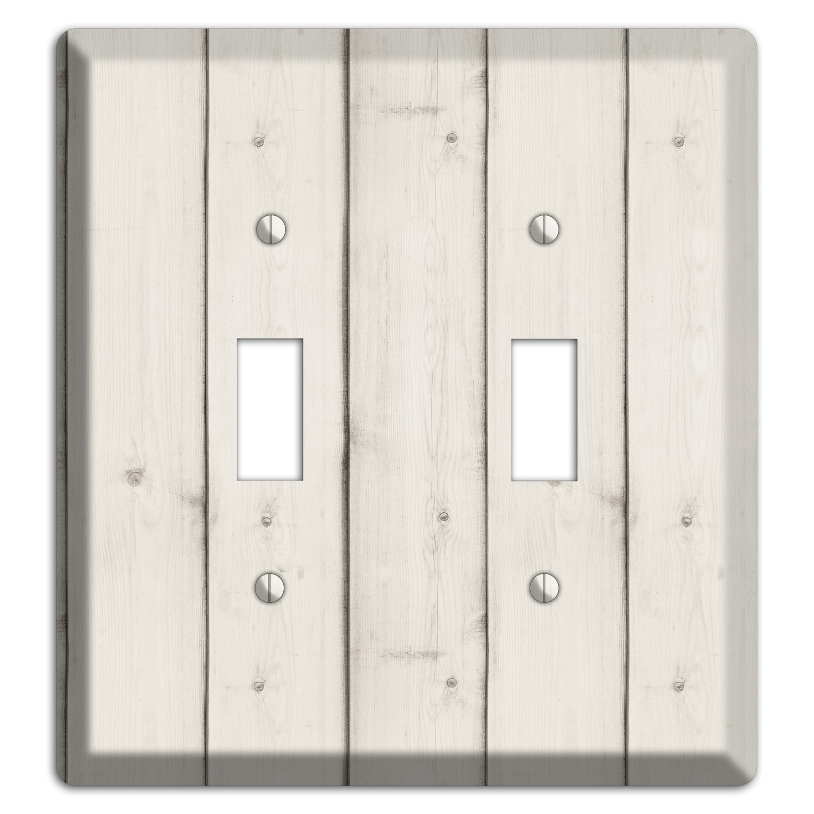 Satin Linen Antique 2 Toggle Wallplate