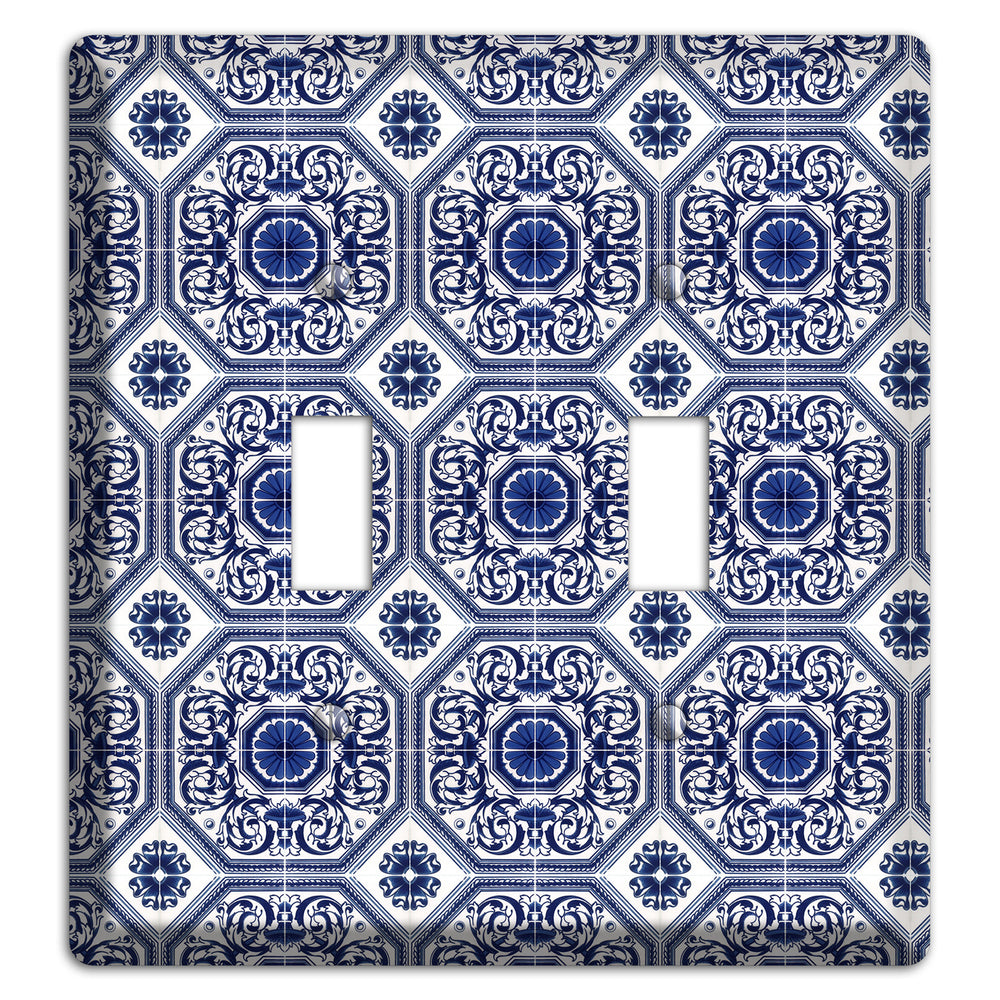 Tavira Tiles 1 2 Toggle Wallplate