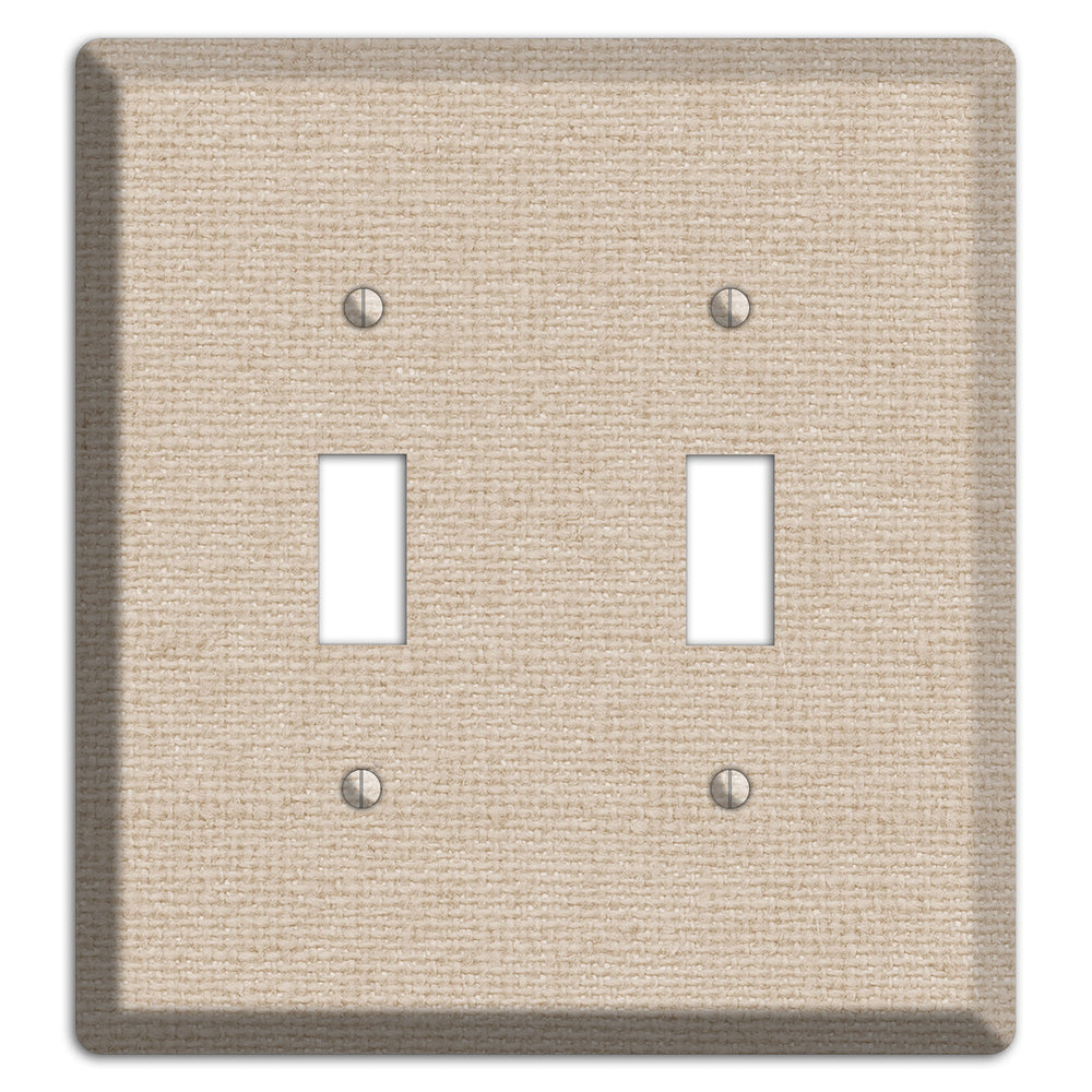 Vanilla Neutral Texture 2 Toggle Wallplate