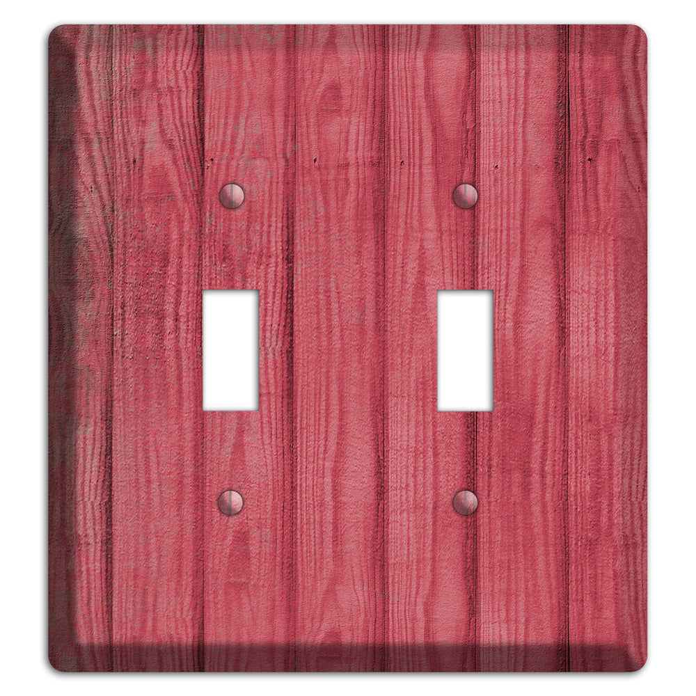 Fuzzy Wuzzy Weathered Wood 2 Toggle Wallplate