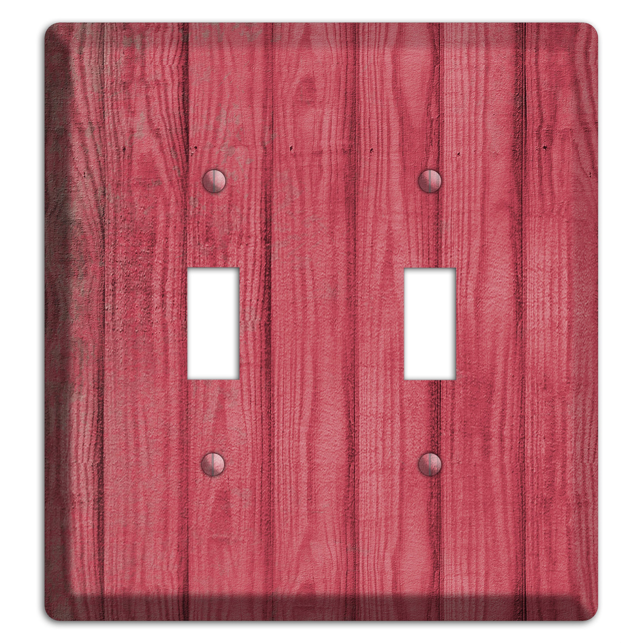 Fuzzy Wuzzy Weathered Wood 2 Toggle Wallplate