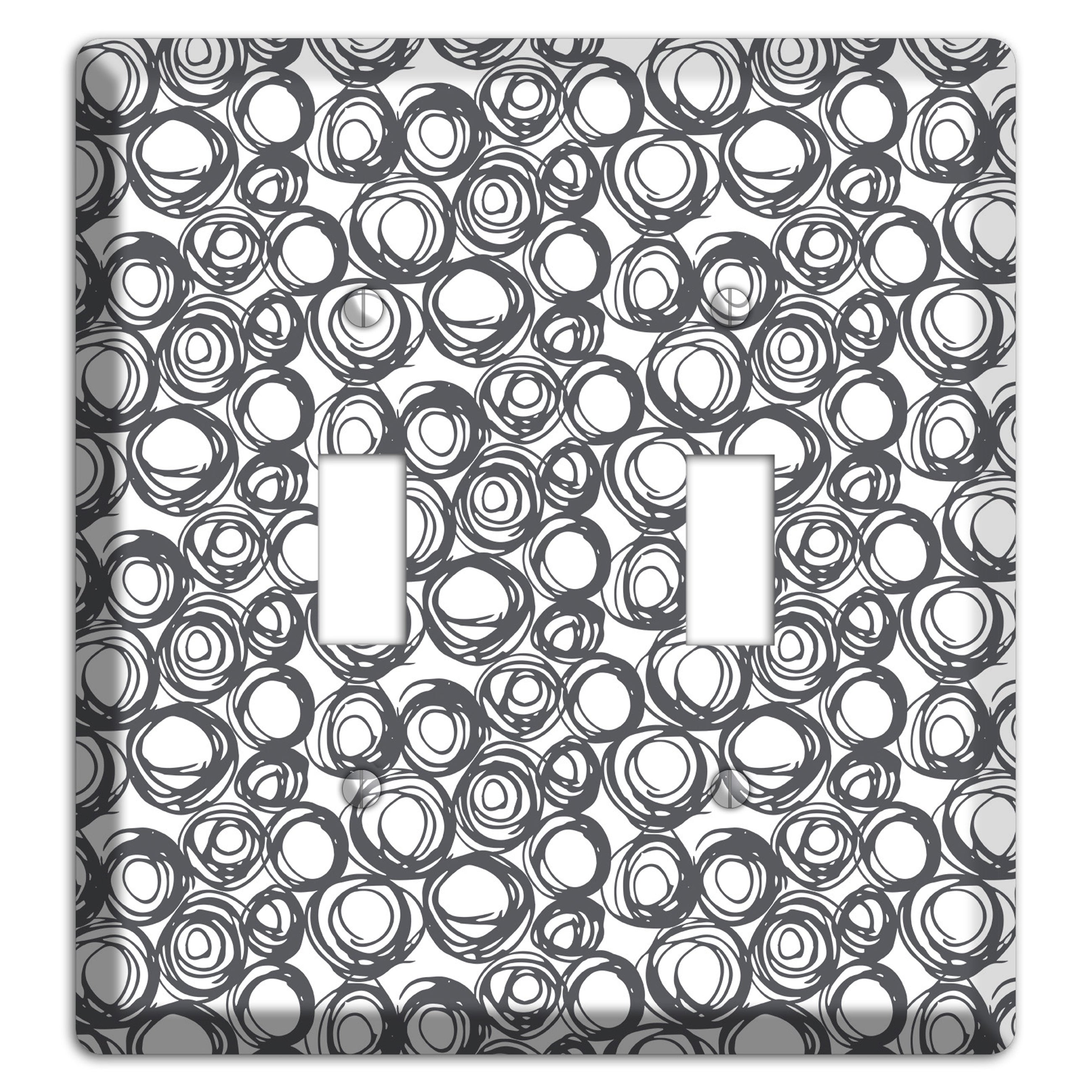 Abstract 24 2 Toggle Wallplate