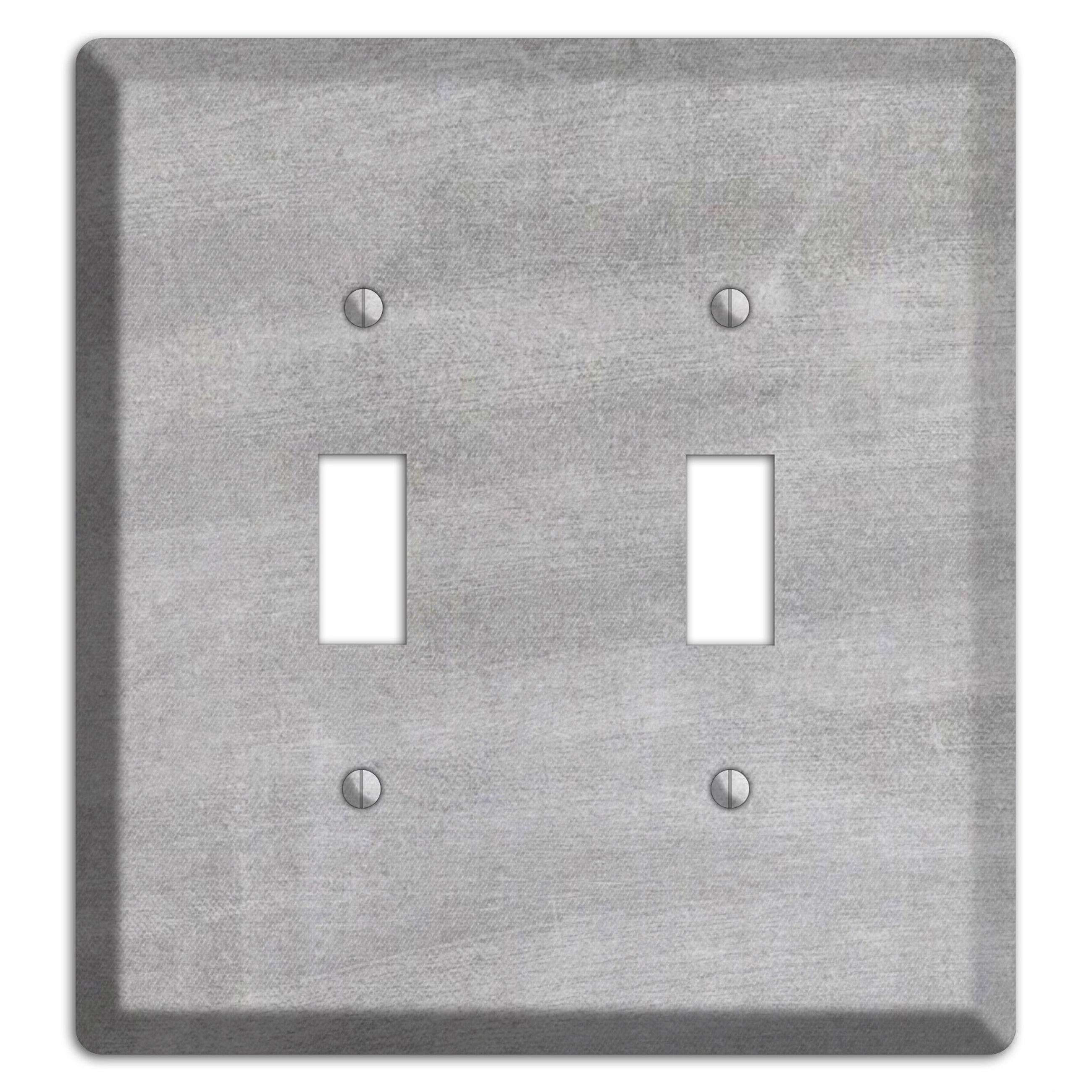 Chalk Light Grey 2 Toggle Wallplate