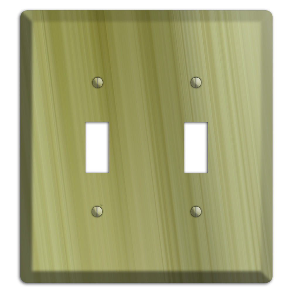 Olive Ray of Light 2 Toggle Wallplate