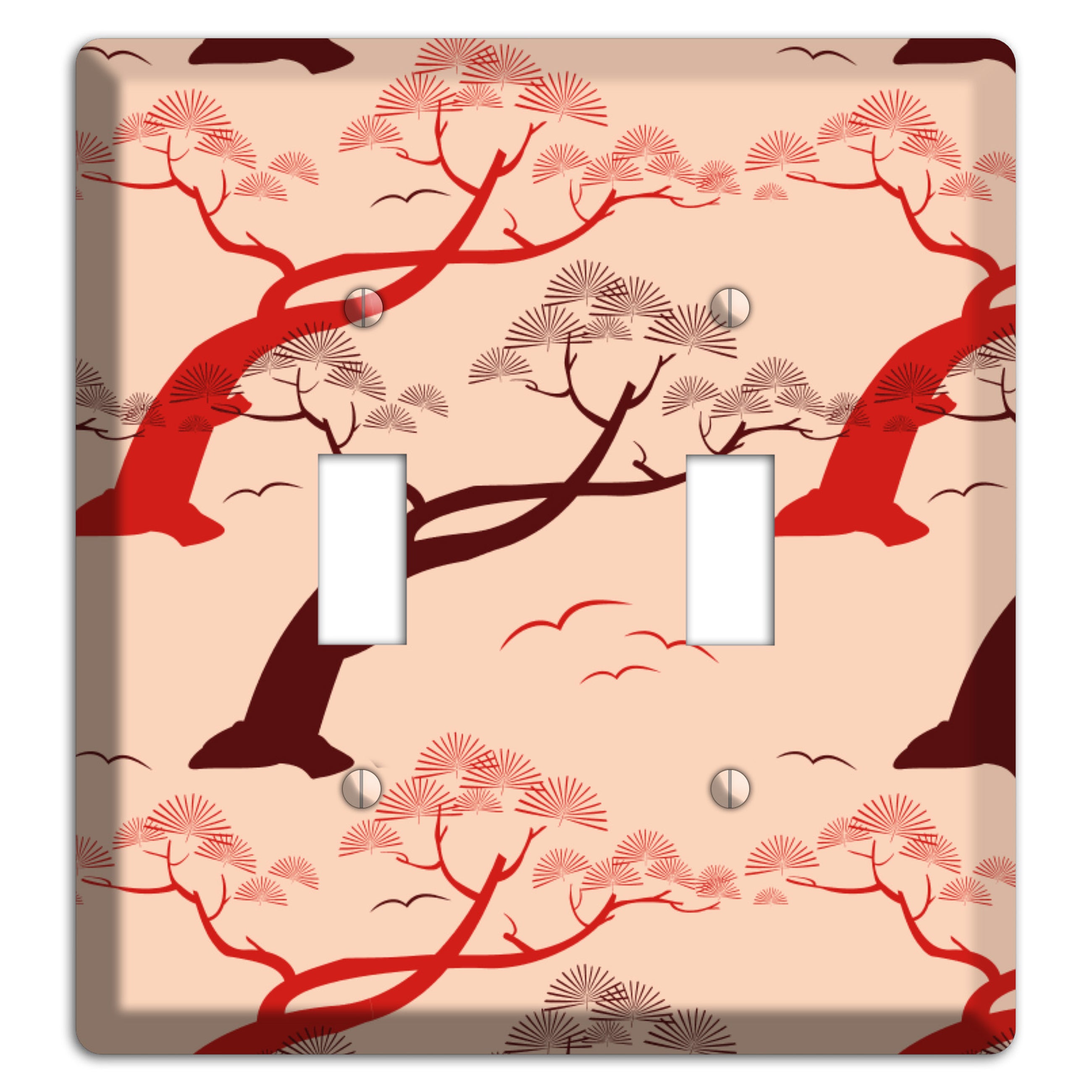Asian Trees 2 Toggle Wallplate