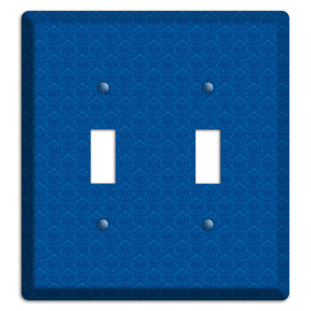Blue Cartouche 2 Toggle Wallplate