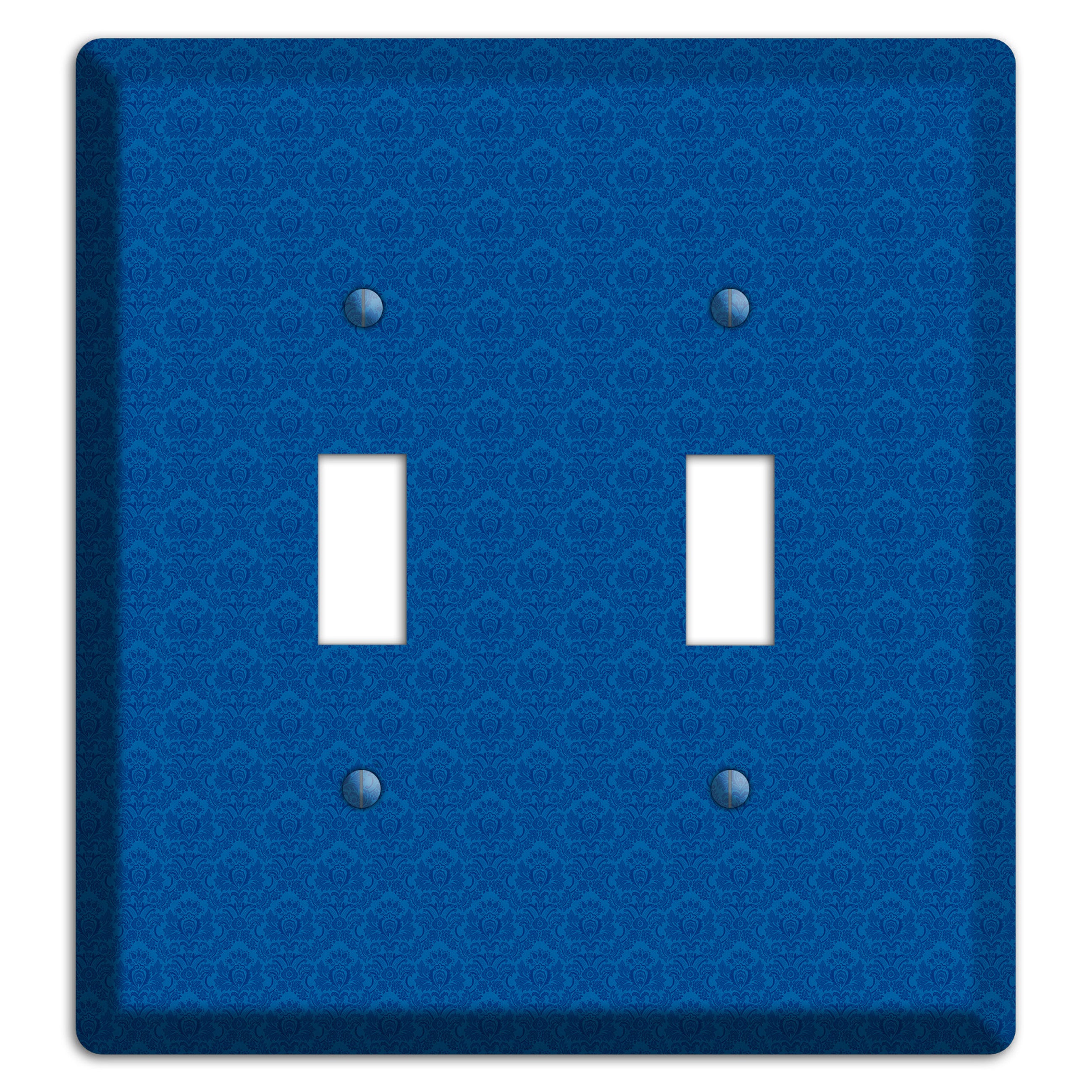 Blue Cartouche 2 Toggle Wallplate