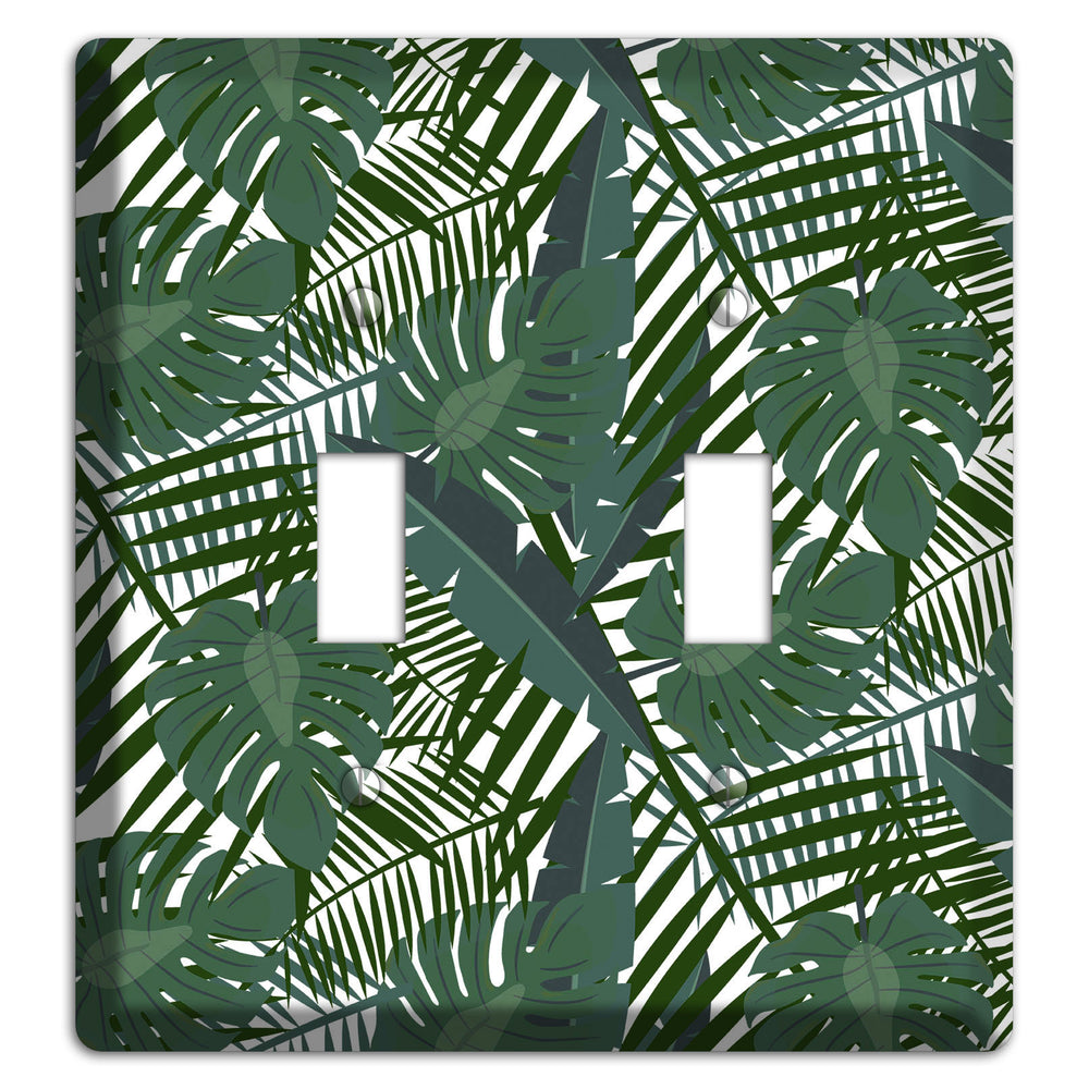 Leaves Style Q 2 Toggle Wallplate