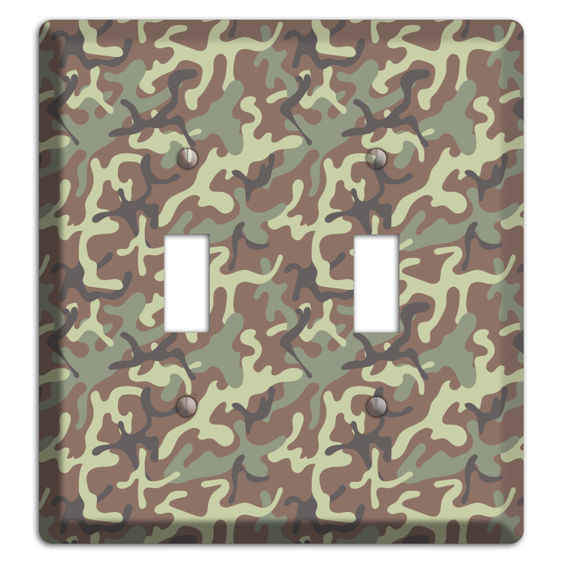 Jungle 1948 Camo 2 Toggle Wallplate