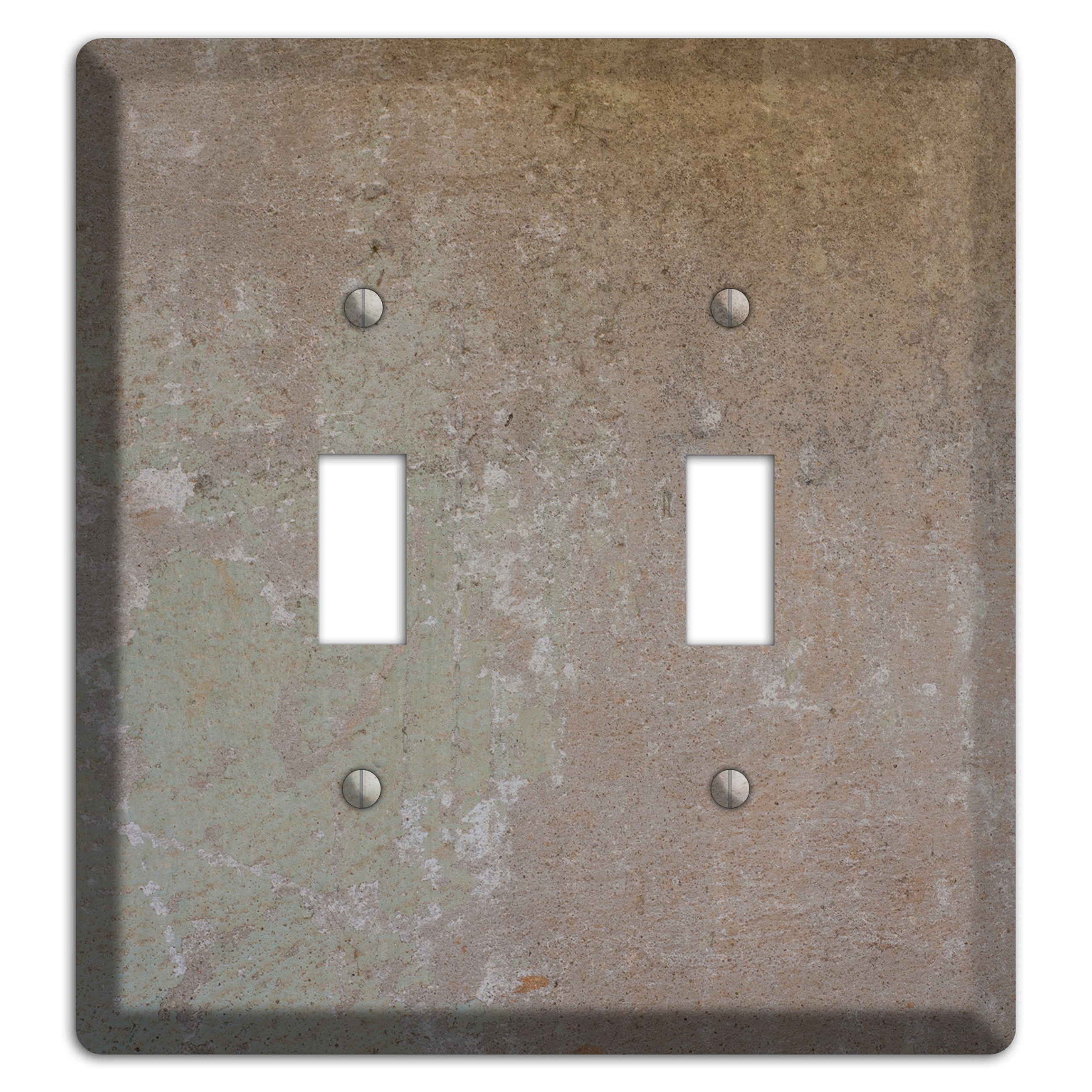 Old Concrete 8 2 Toggle Wallplate