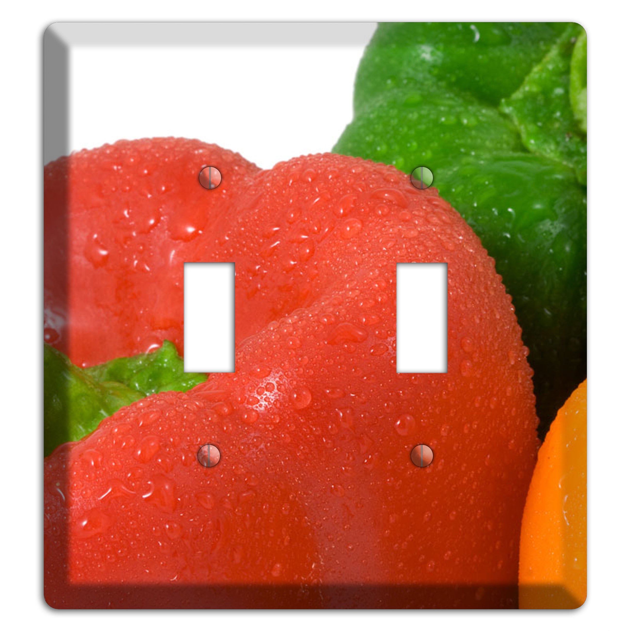 Peppers 2 Toggle Wallplate