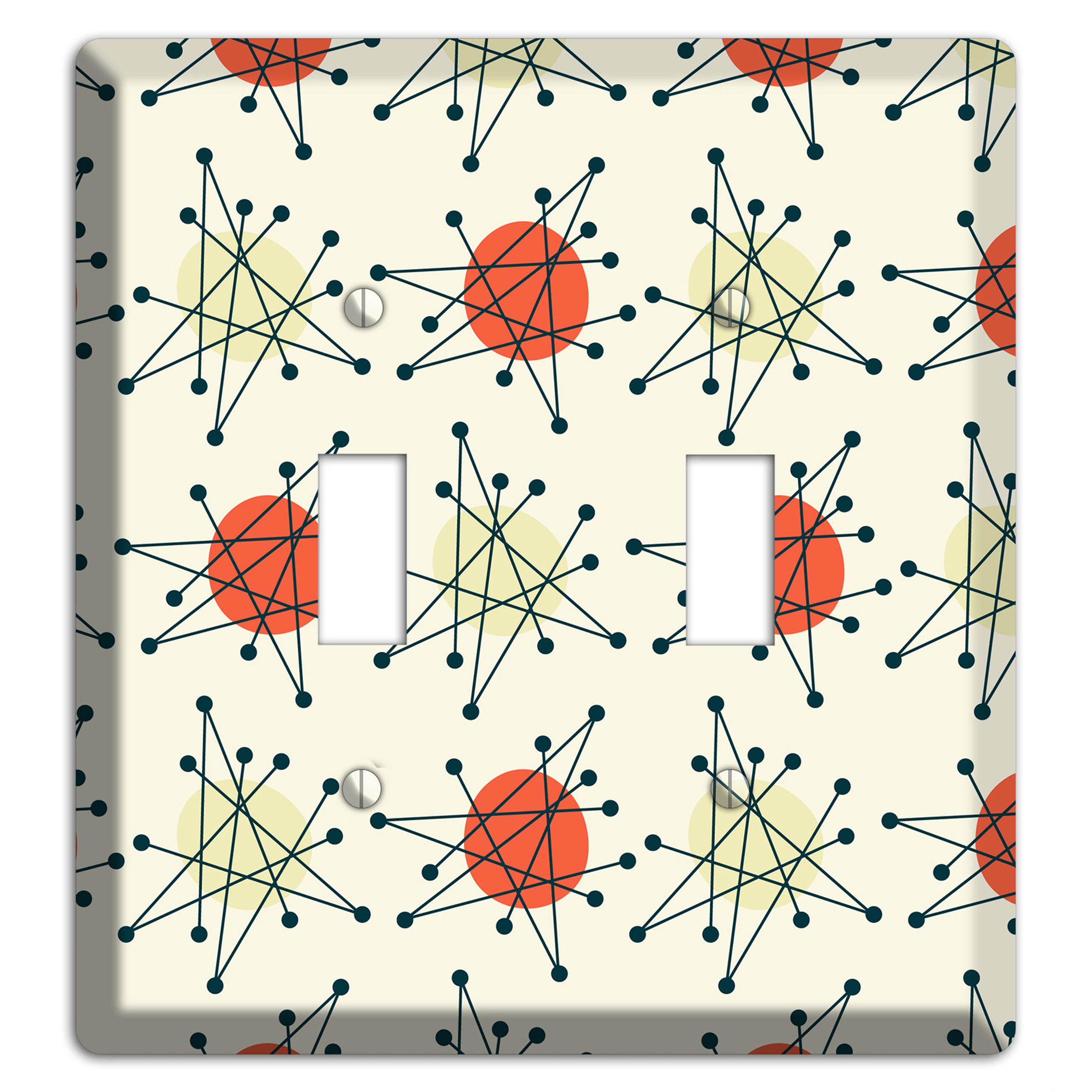 Atomic Star Burst 2 Toggle Wallplate