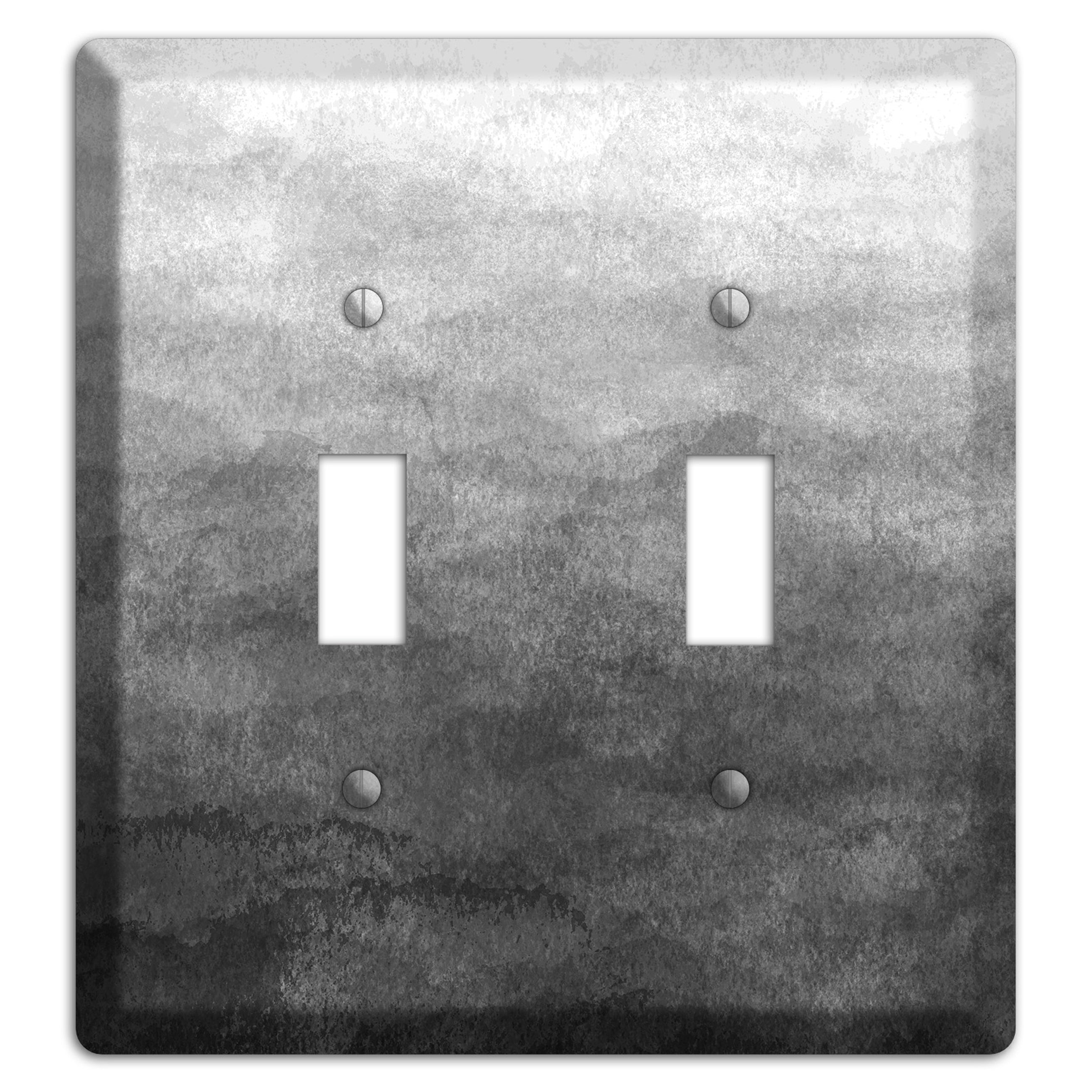 Black Ombre 2 Toggle Wallplate