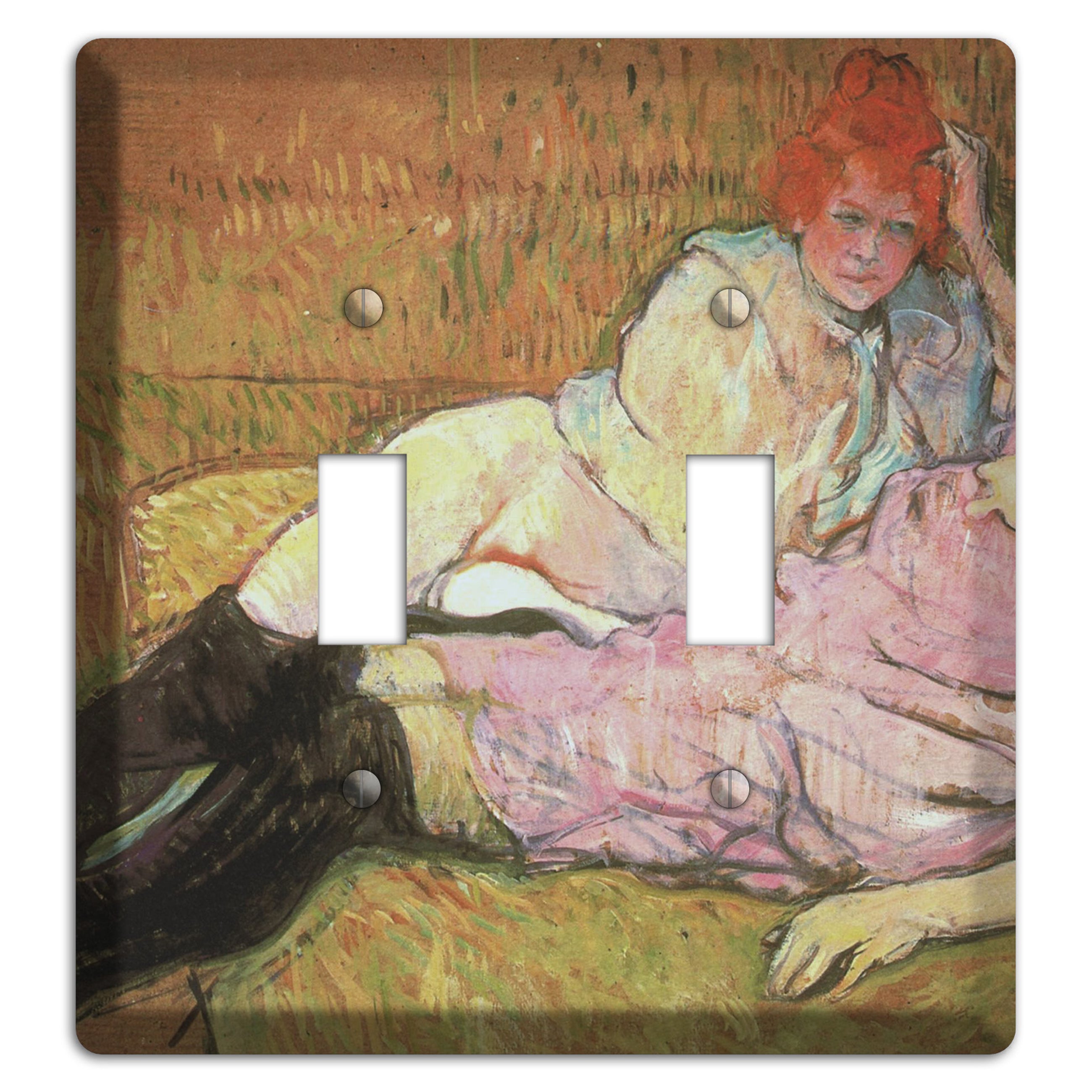 Toulouse-Lautrec 2 2 Toggle Wallplate