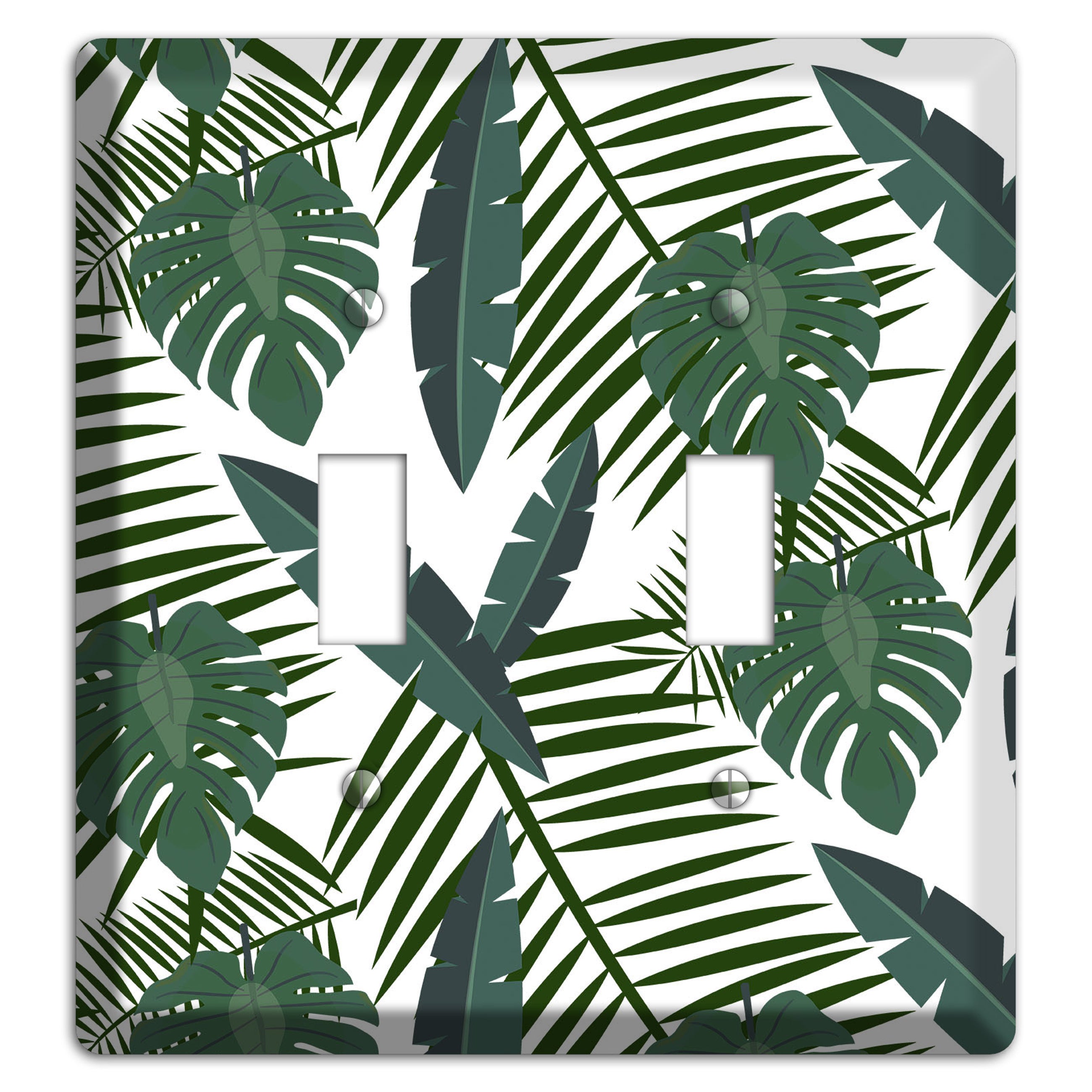 Leaves Style FF 2 Toggle Wallplate