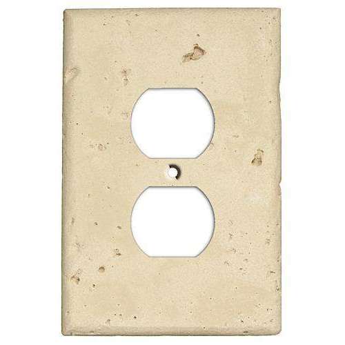 Sand Stone Duplex Outlet Cover Plate