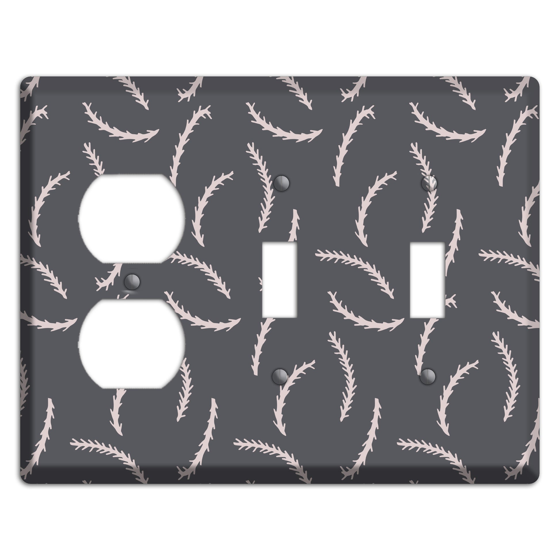 Abstract 23 Duplex / 2 Toggle Wallplate