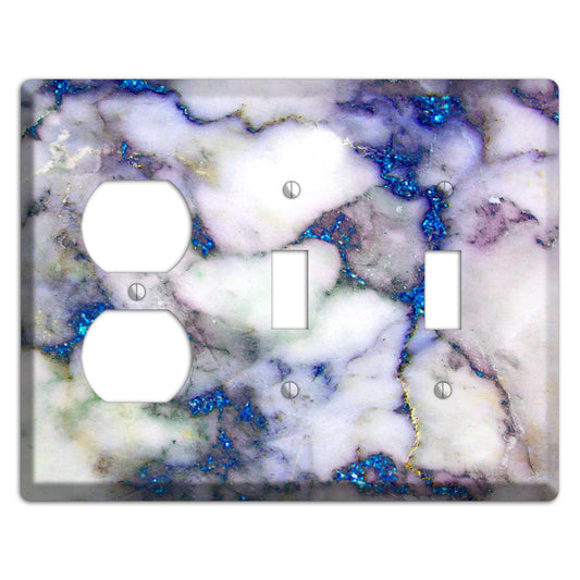 Matisse Marble Duplex / 2 Toggle Wallplate