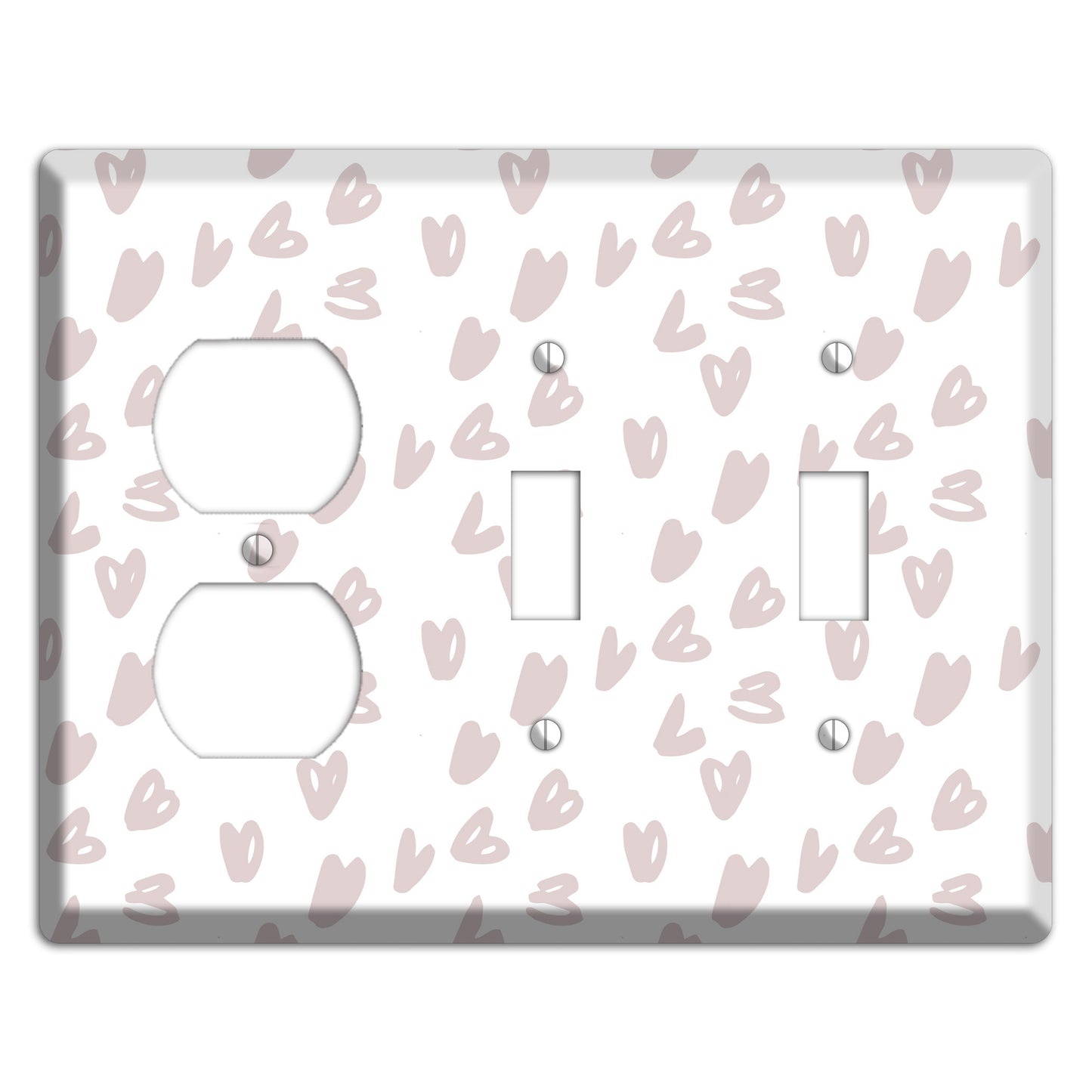 Abstract 21 Duplex / 2 Toggle Wallplate