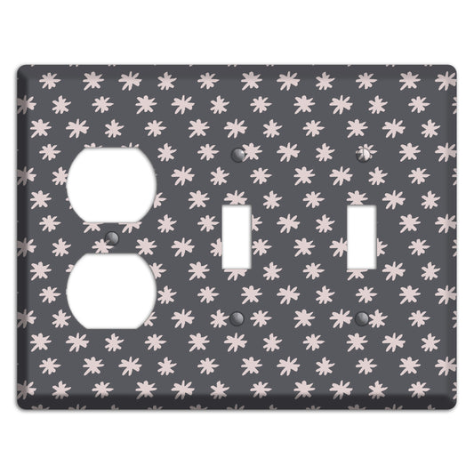 Abstract 12 Duplex / 2 Toggle Wallplate