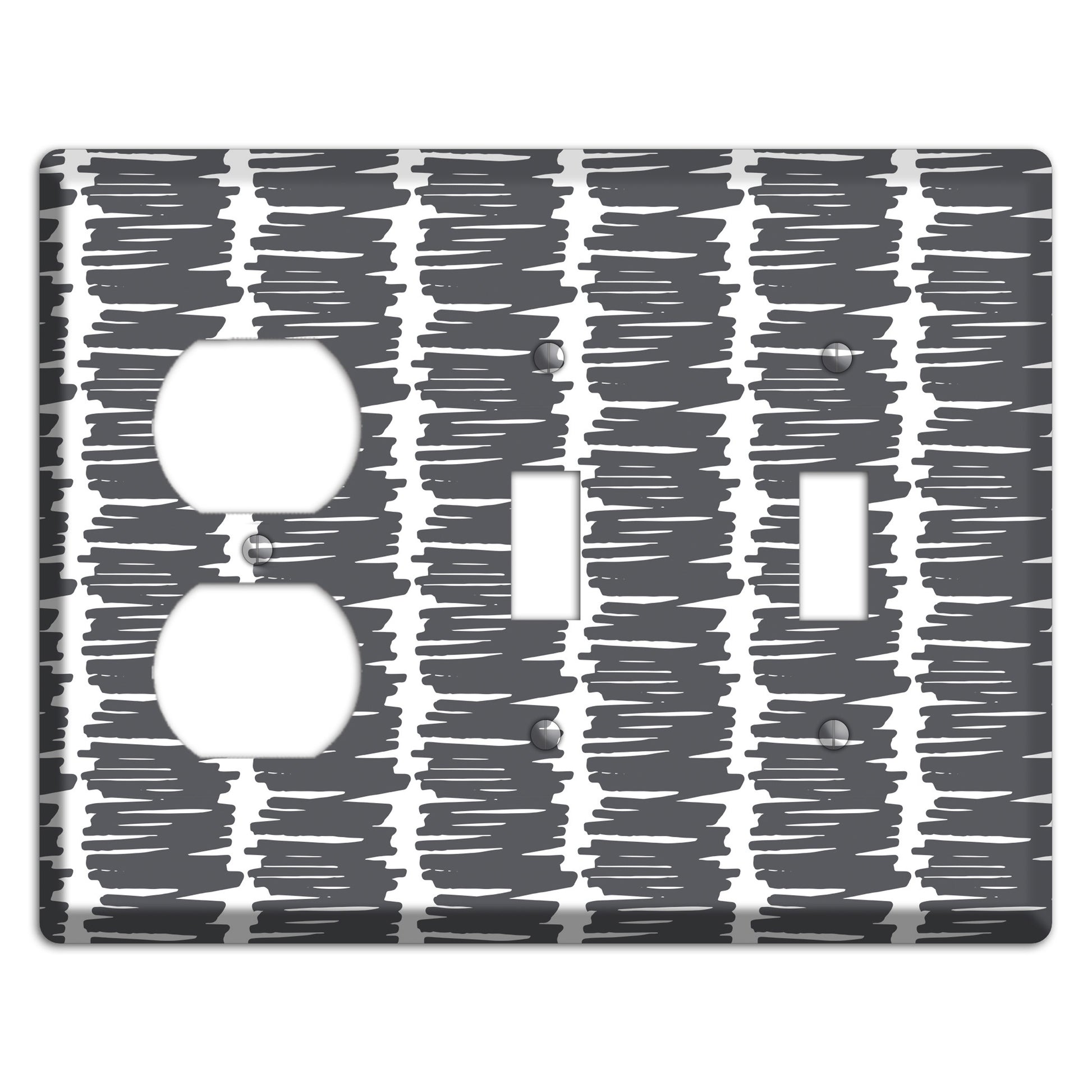 Abstract 20 Duplex / 2 Toggle Wallplate