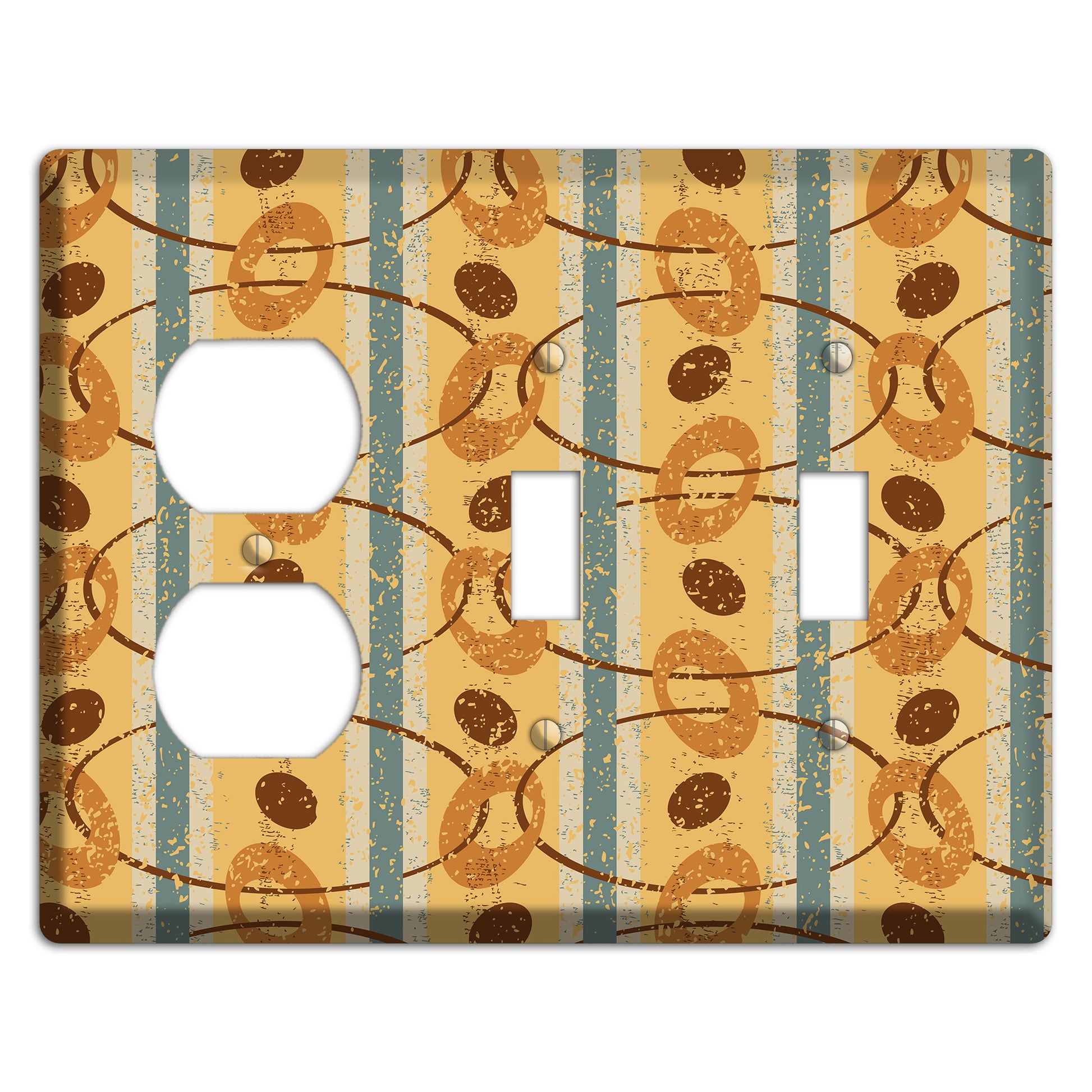 Maple Syrup Duplex / 2 Toggle Wallplate