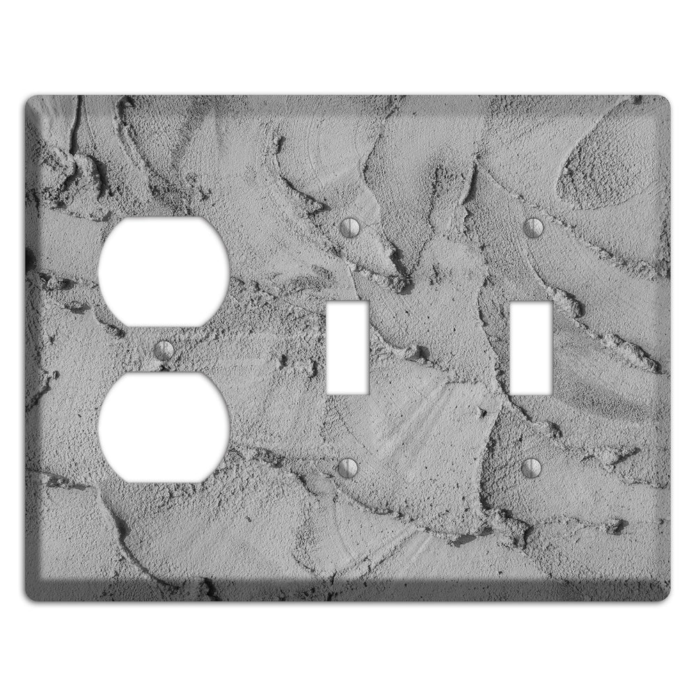 Plaster 8 Duplex / 2 Toggle Wallplate