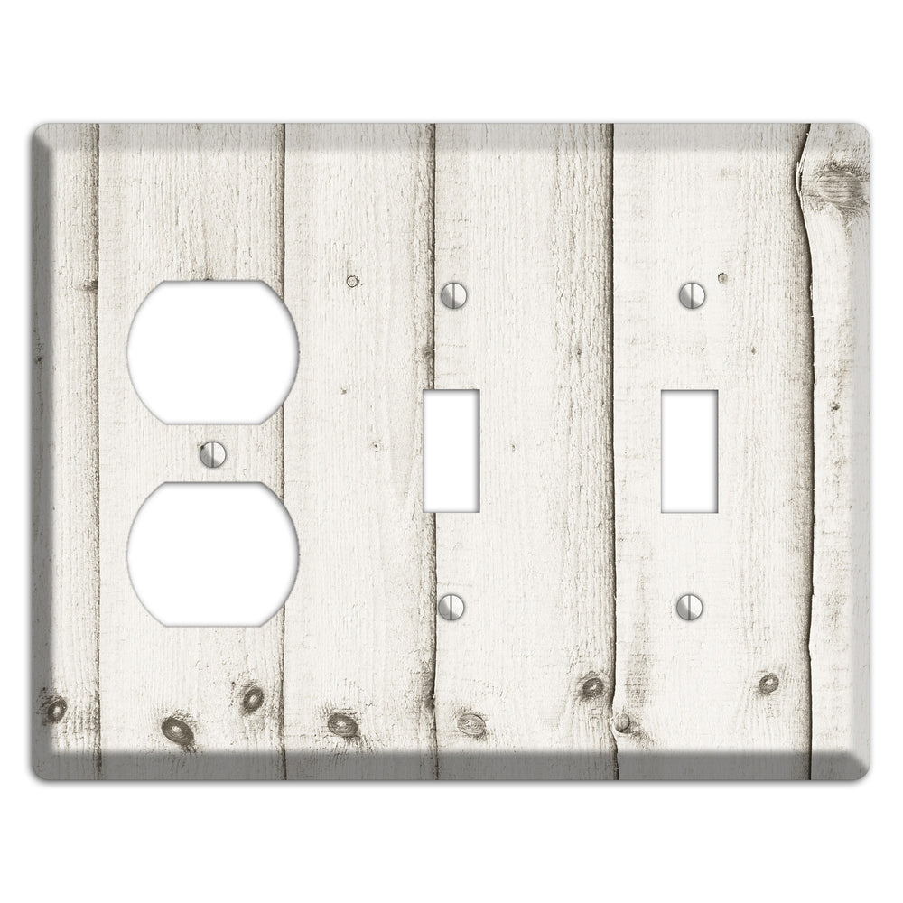 Swirl Antique Duplex / 2 Toggle Wallplate
