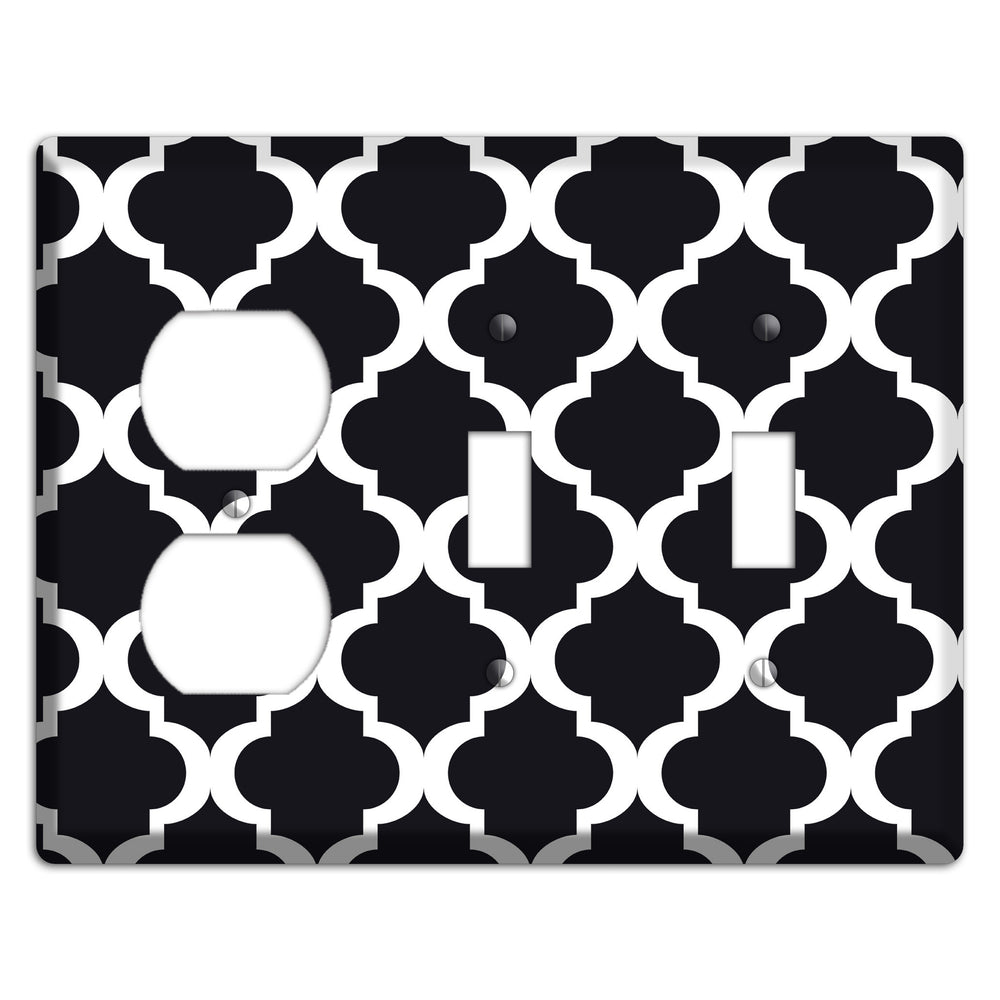 Moroccan 3 Duplex / 2 Toggle Wallplate