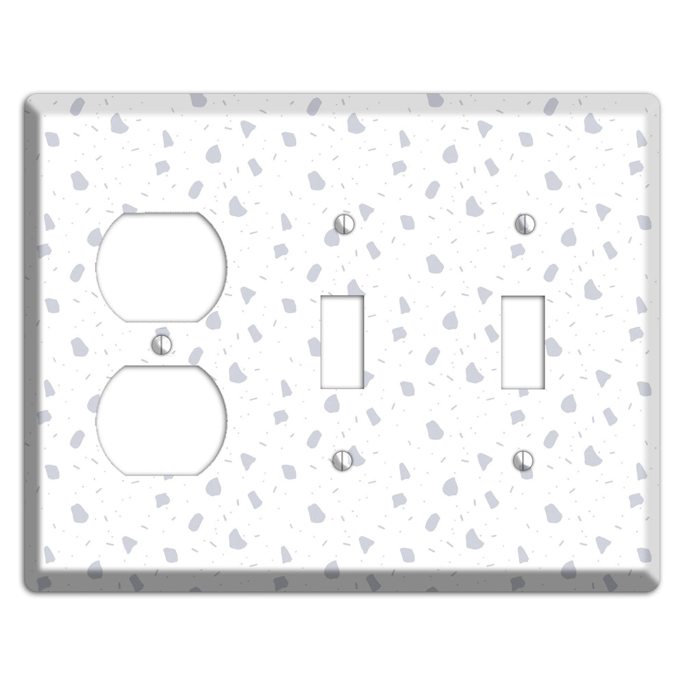 Abstract 9 Duplex / 2 Toggle Wallplate